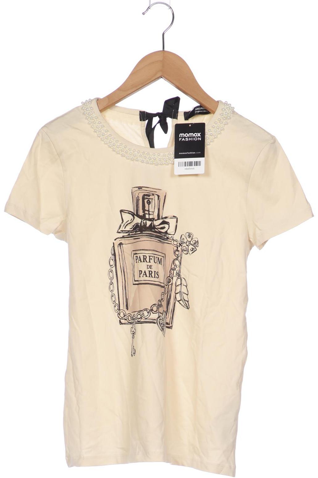 

Hallhuber Damen T-Shirt, cremeweiß, Gr. 34