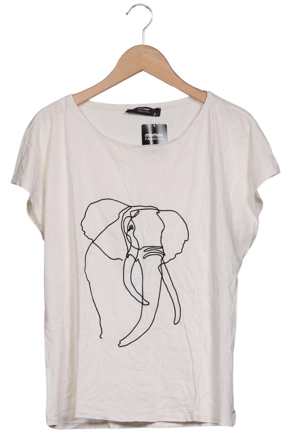 

Hallhuber Damen T-Shirt, cremeweiß, Gr. 44