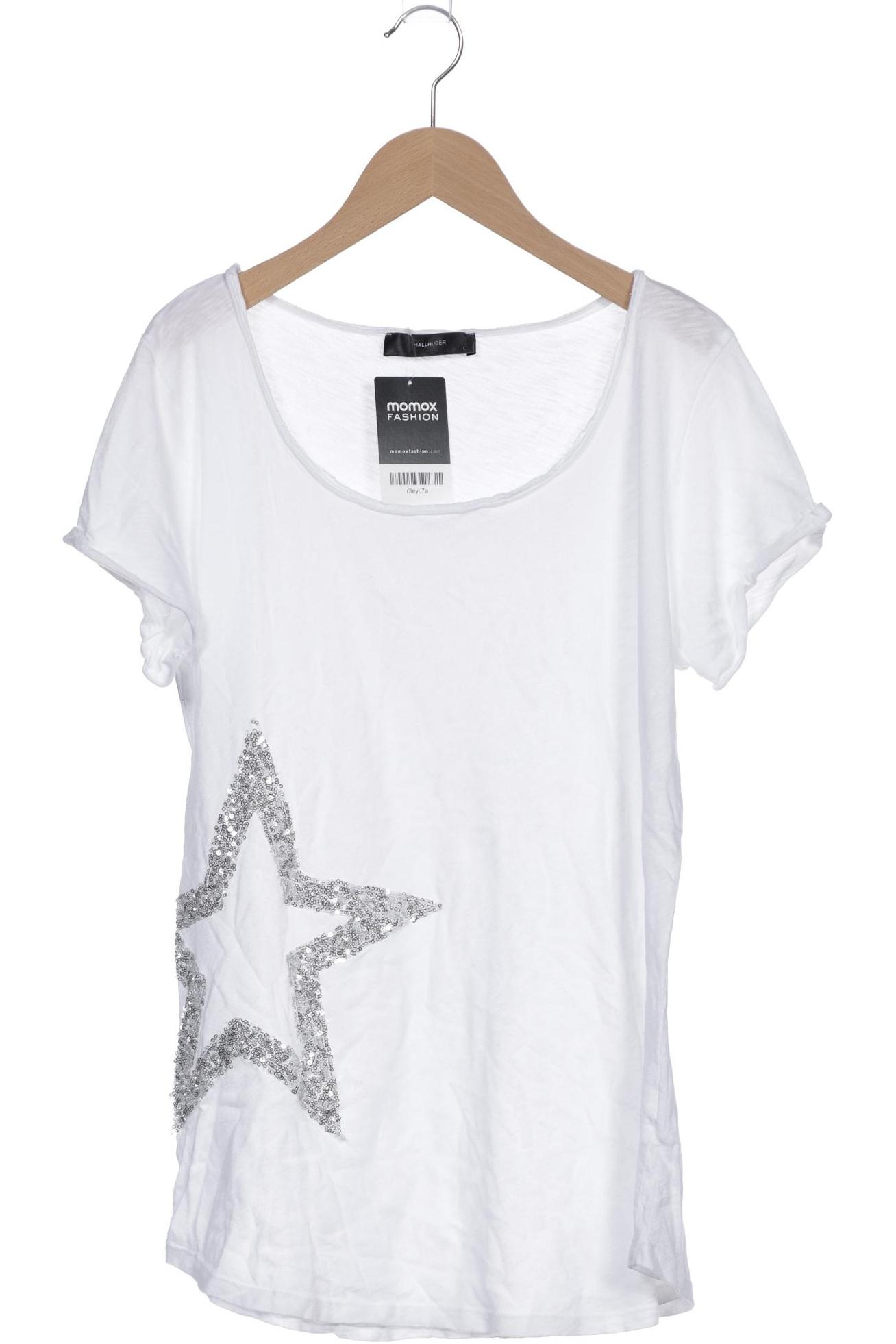 

Hallhuber Damen T-Shirt, weiß, Gr. 42