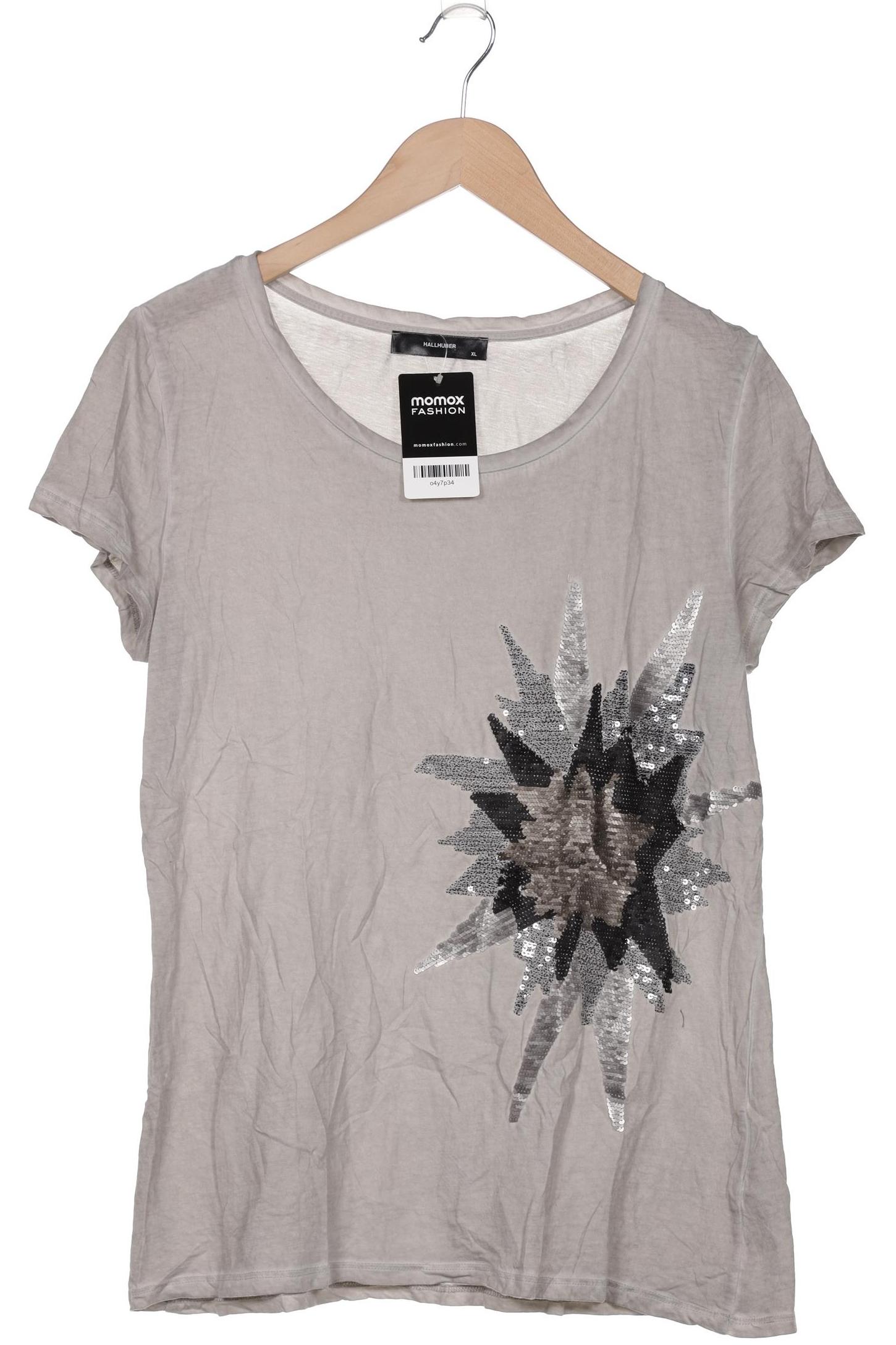 

Hallhuber Damen T-Shirt, grau, Gr. 44