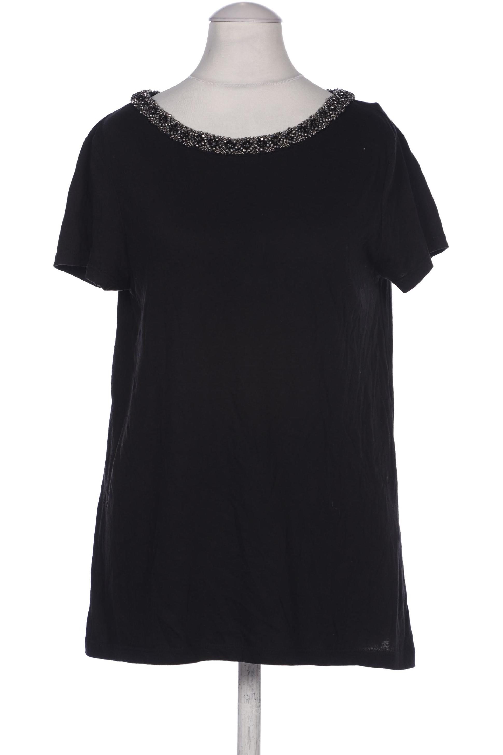 

Hallhuber Damen T-Shirt, schwarz, Gr. 36