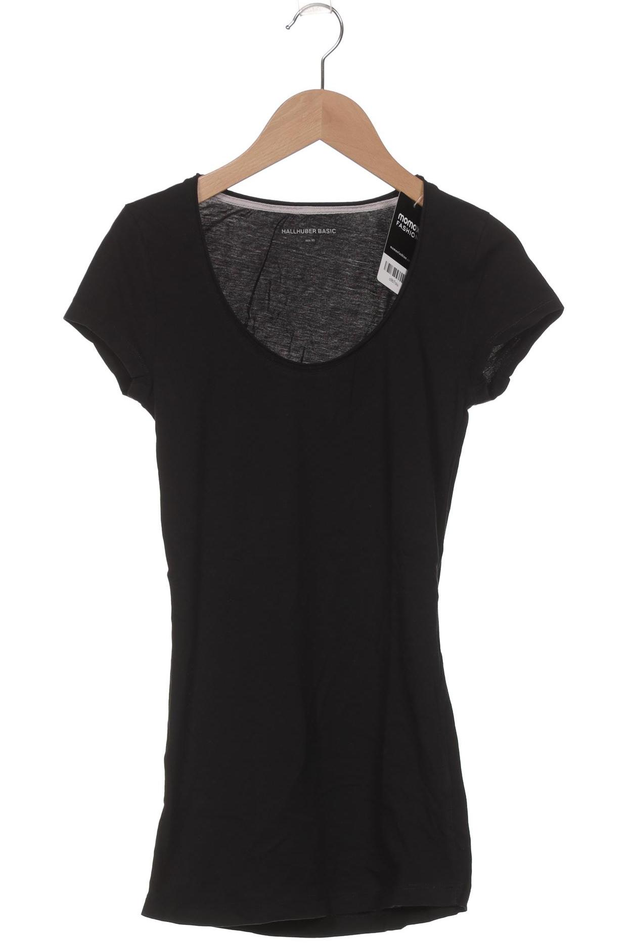 

Hallhuber Damen T-Shirt, schwarz, Gr. 34