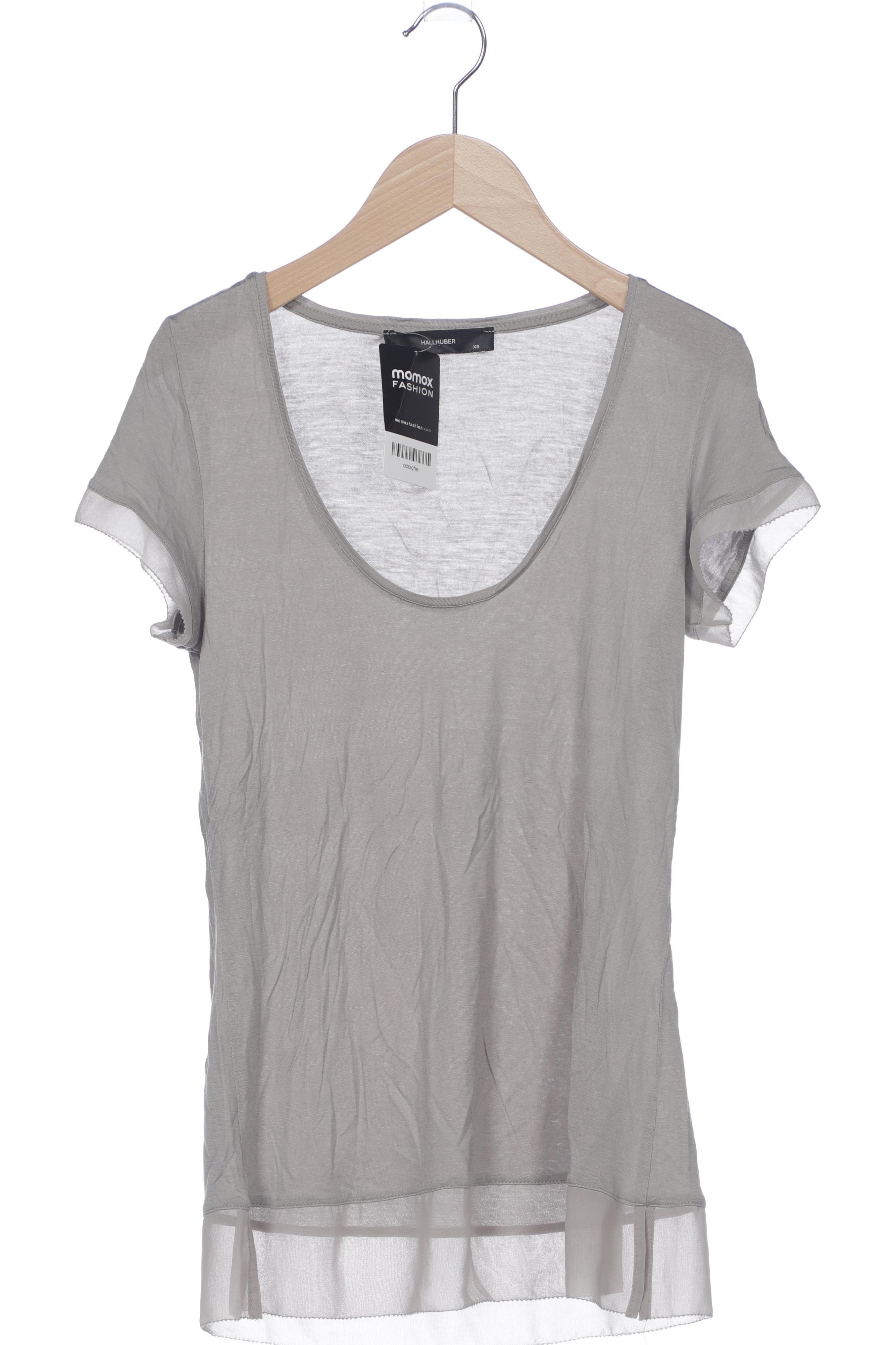 

Hallhuber Damen T-Shirt, grau, Gr. 34