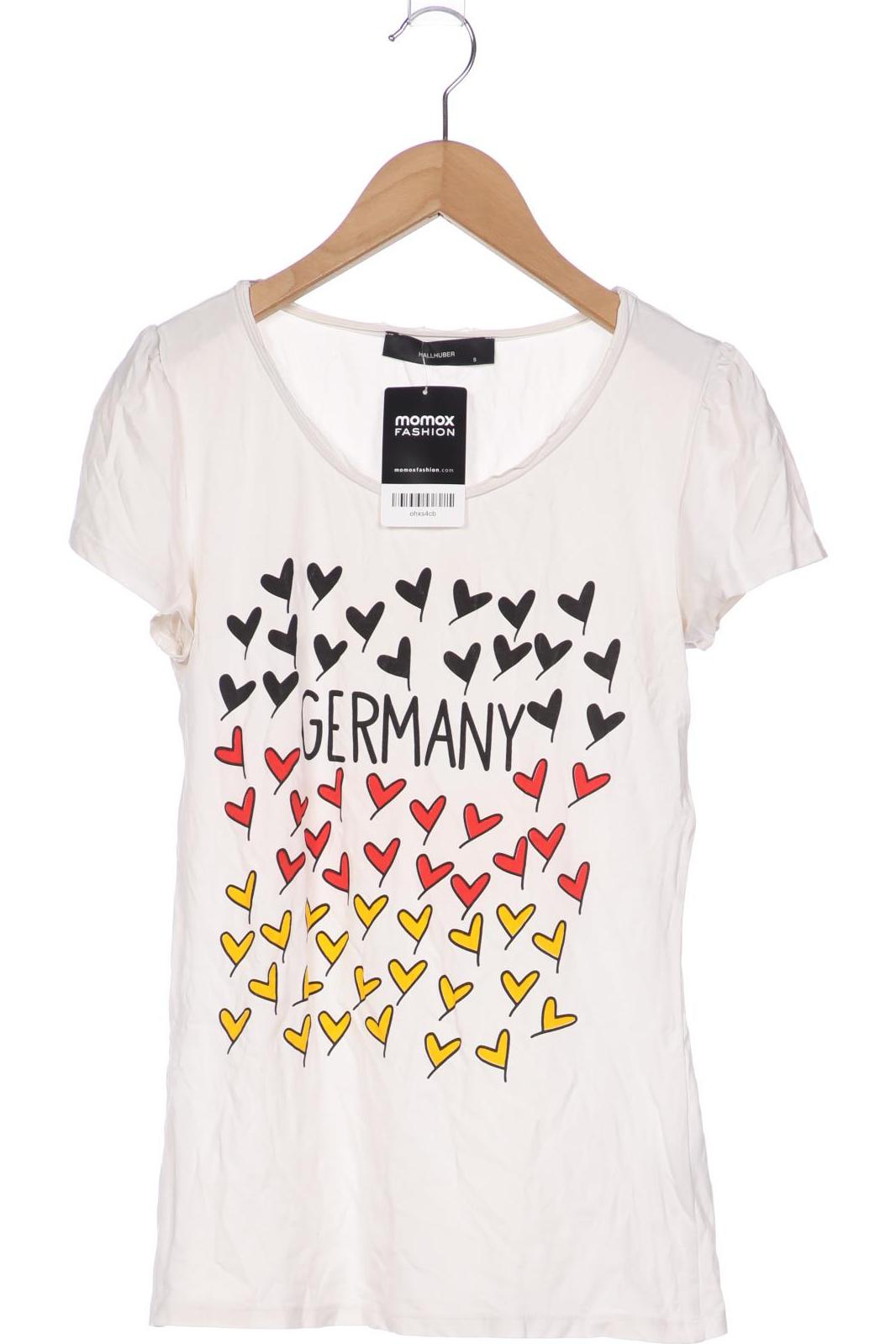 

Hallhuber Damen T-Shirt, cremeweiß, Gr. 36