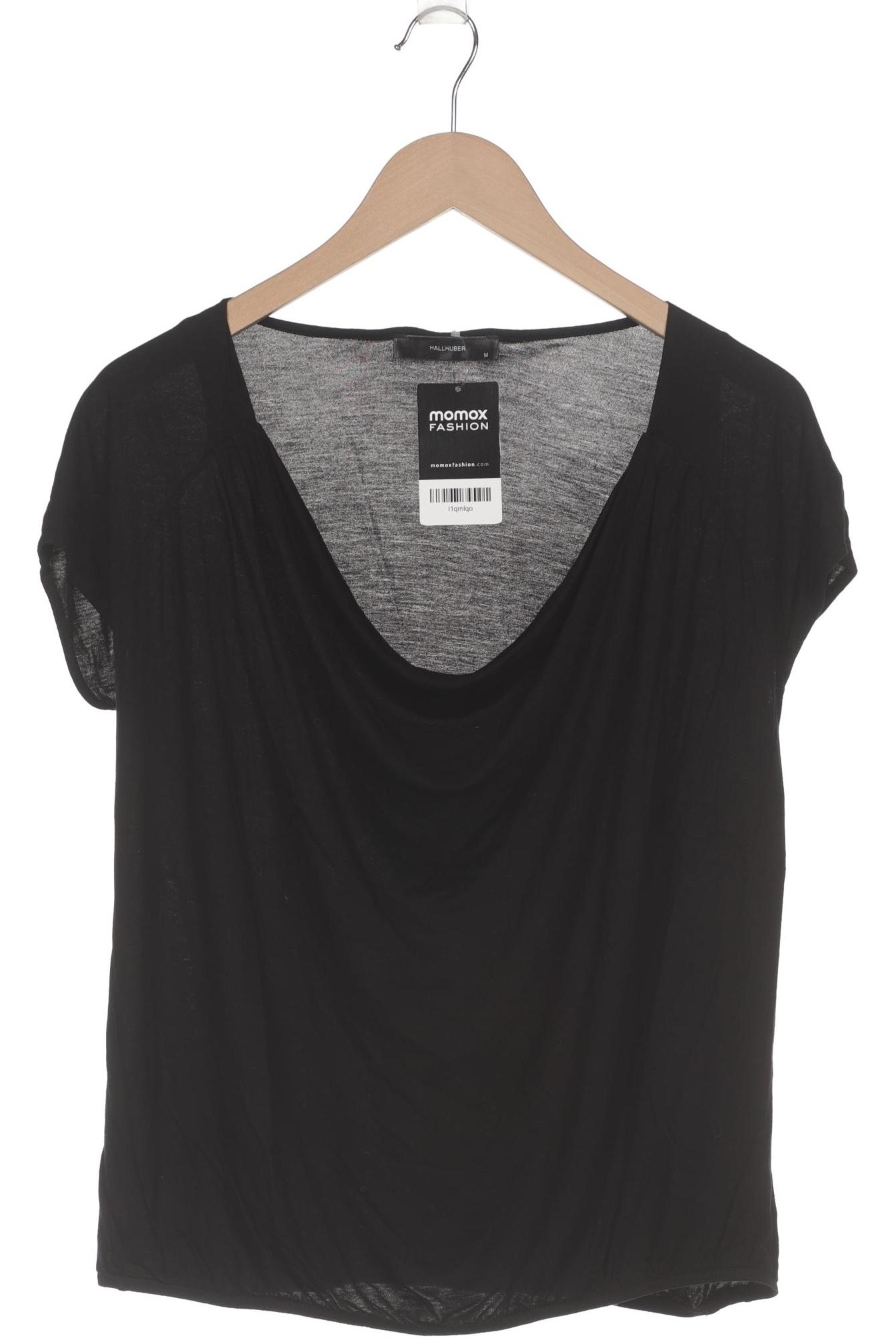 

Hallhuber Damen T-Shirt, schwarz, Gr. 38