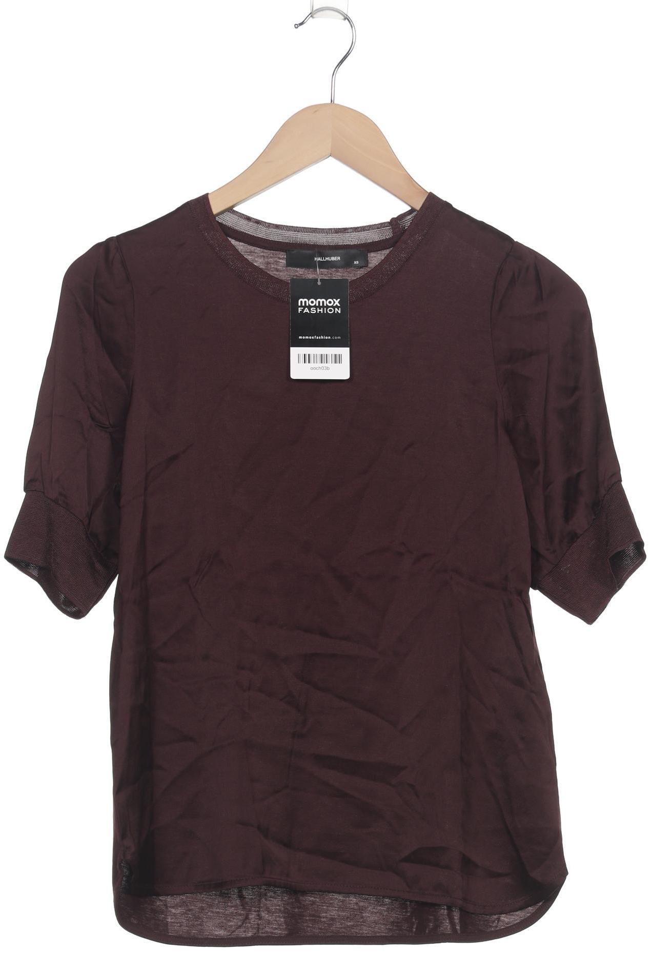 

Hallhuber Damen T-Shirt, bordeaux, Gr. 34