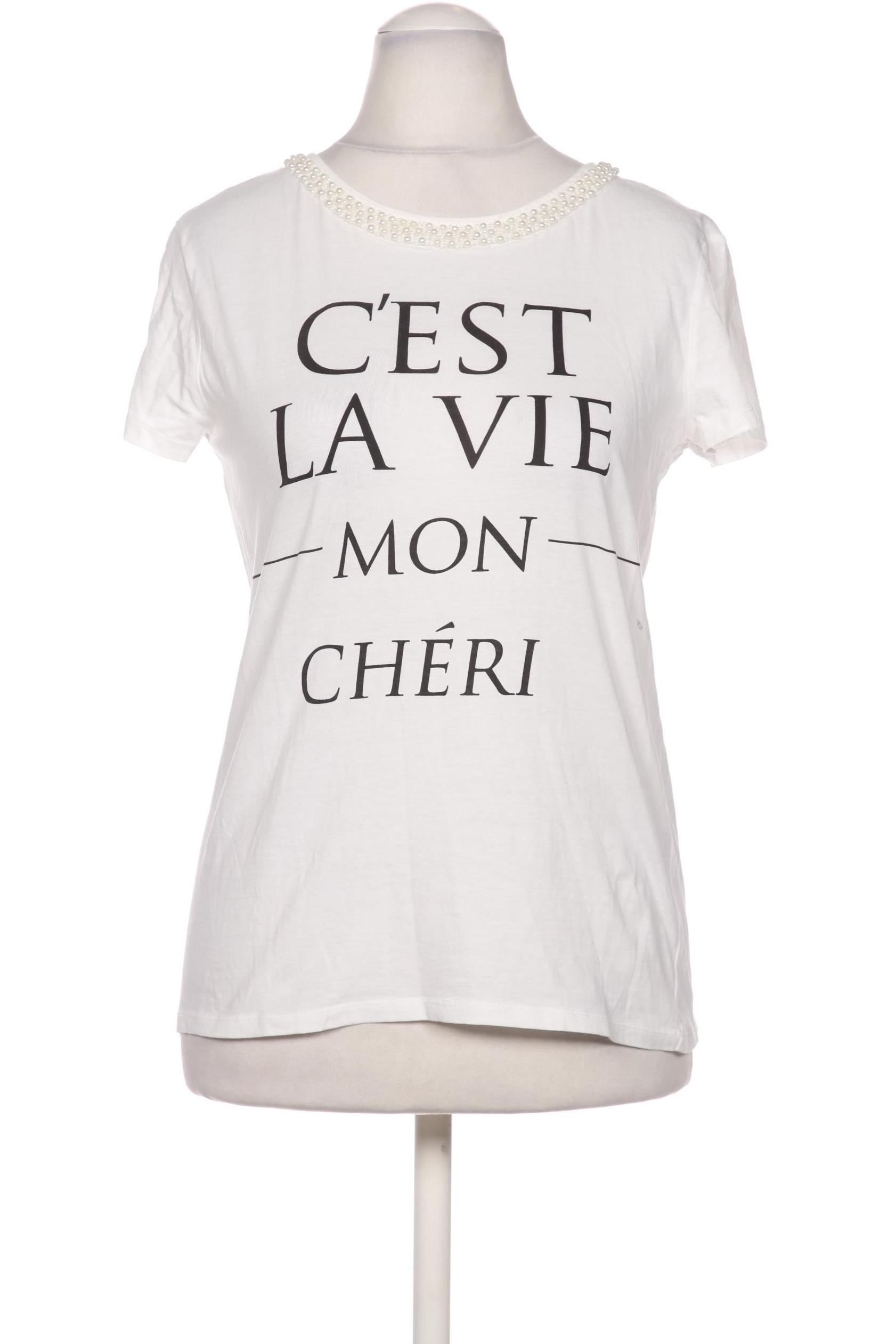 

Hallhuber Damen T-Shirt, weiß, Gr. 36