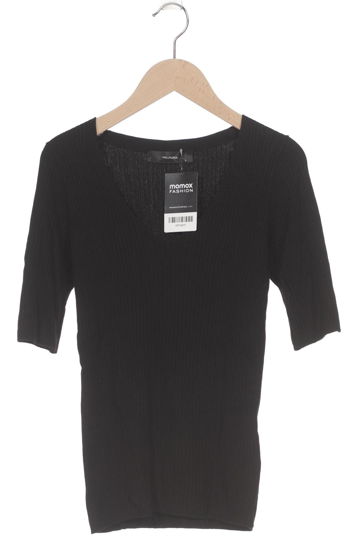 

Hallhuber Damen T-Shirt, schwarz, Gr. 36