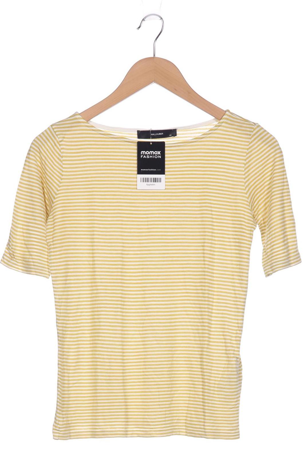 

Hallhuber Damen T-Shirt, gelb, Gr. 34