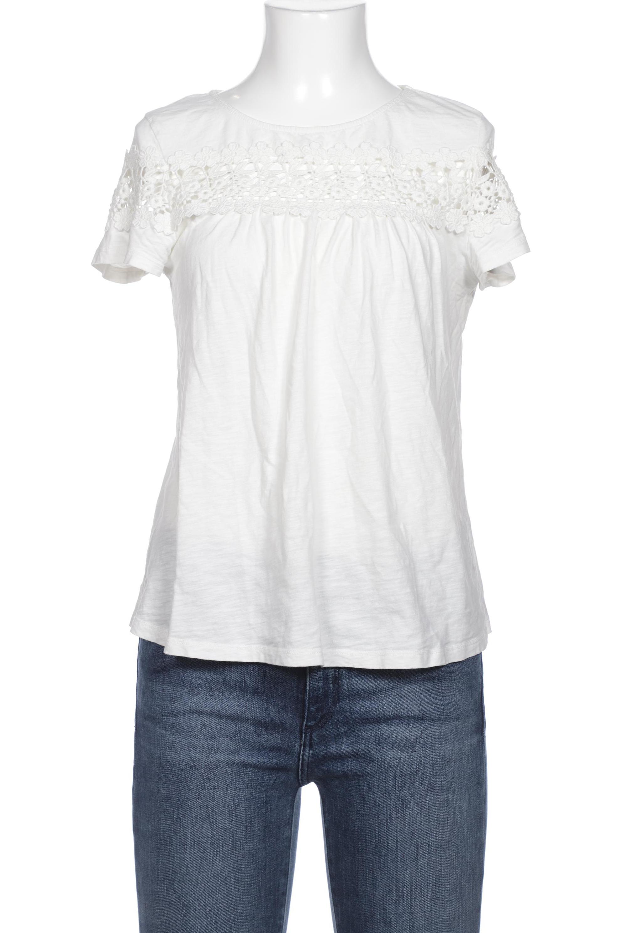 

Hallhuber Damen T-Shirt, weiß, Gr. 36