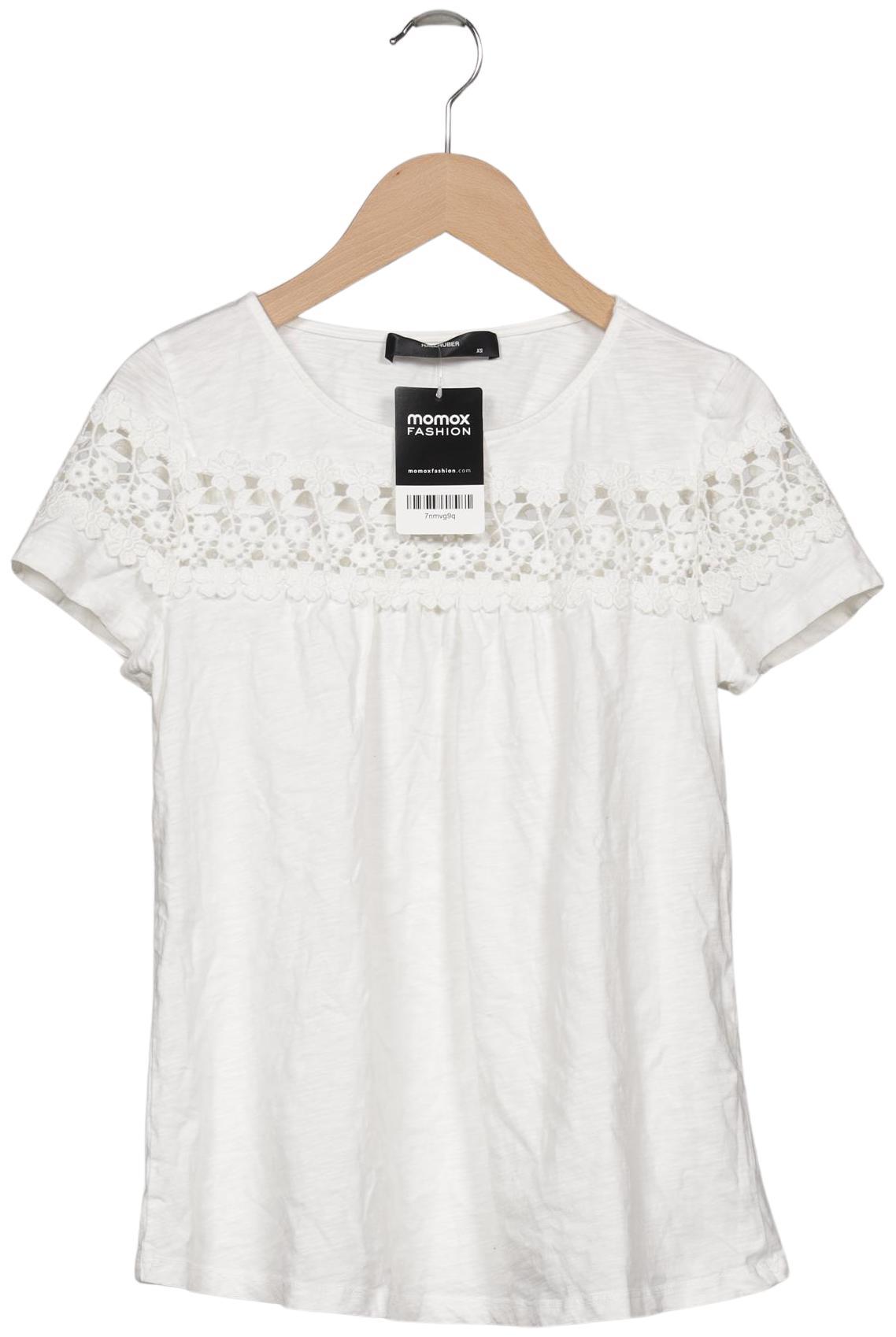 

Hallhuber Damen T-Shirt, cremeweiß, Gr. 34