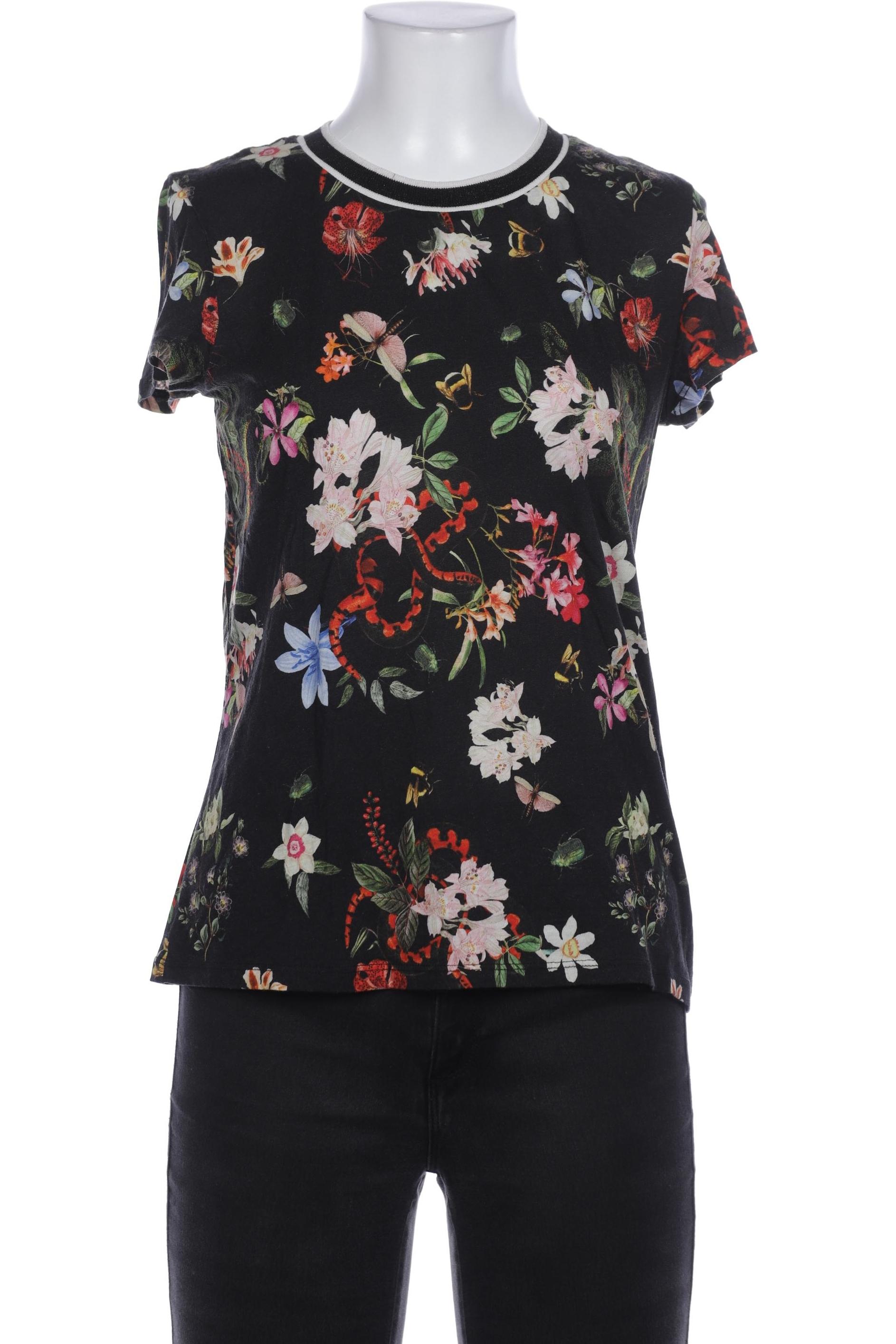 

Hallhuber Damen T-Shirt, schwarz, Gr. 36