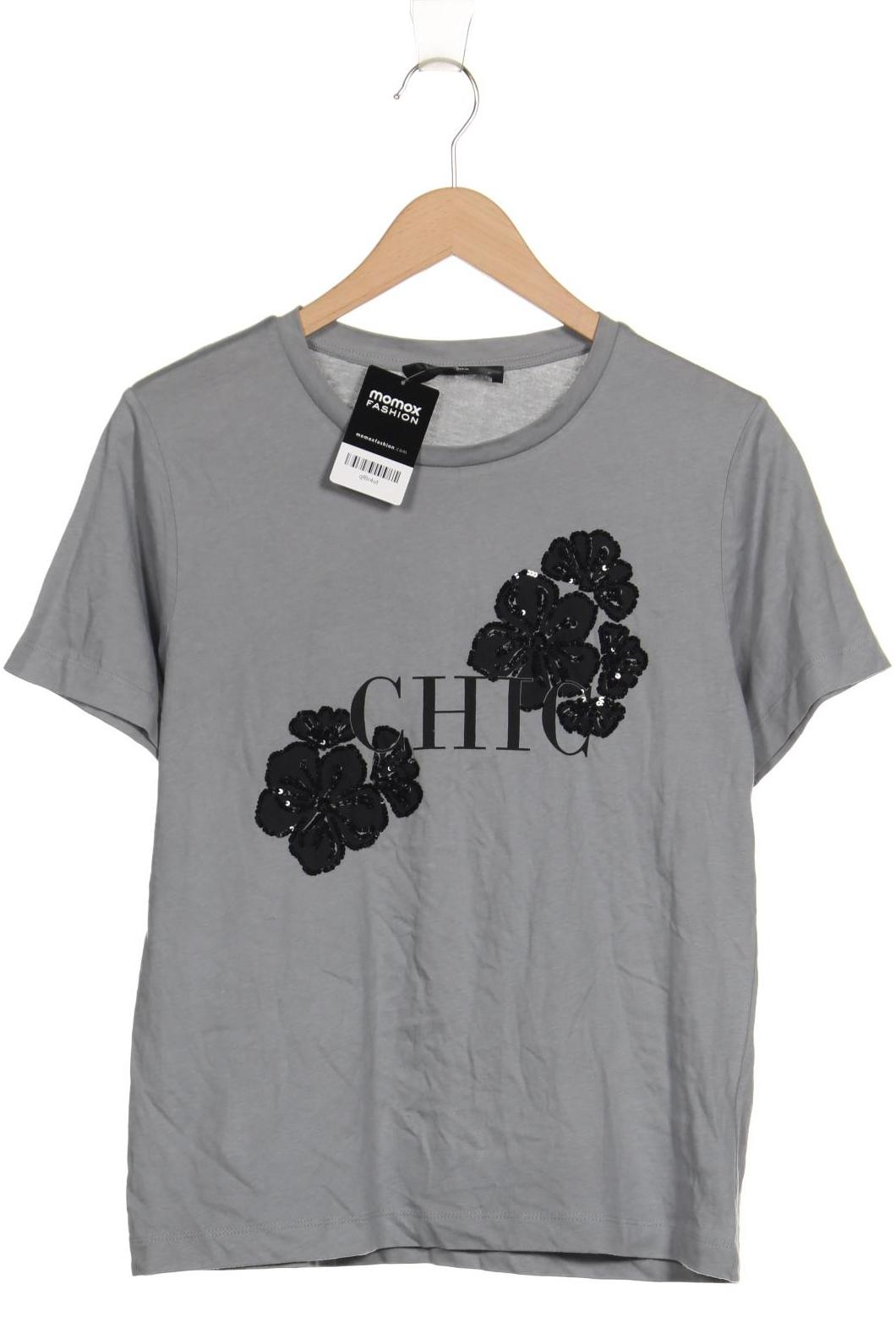 

Hallhuber Damen T-Shirt, grau, Gr. 42