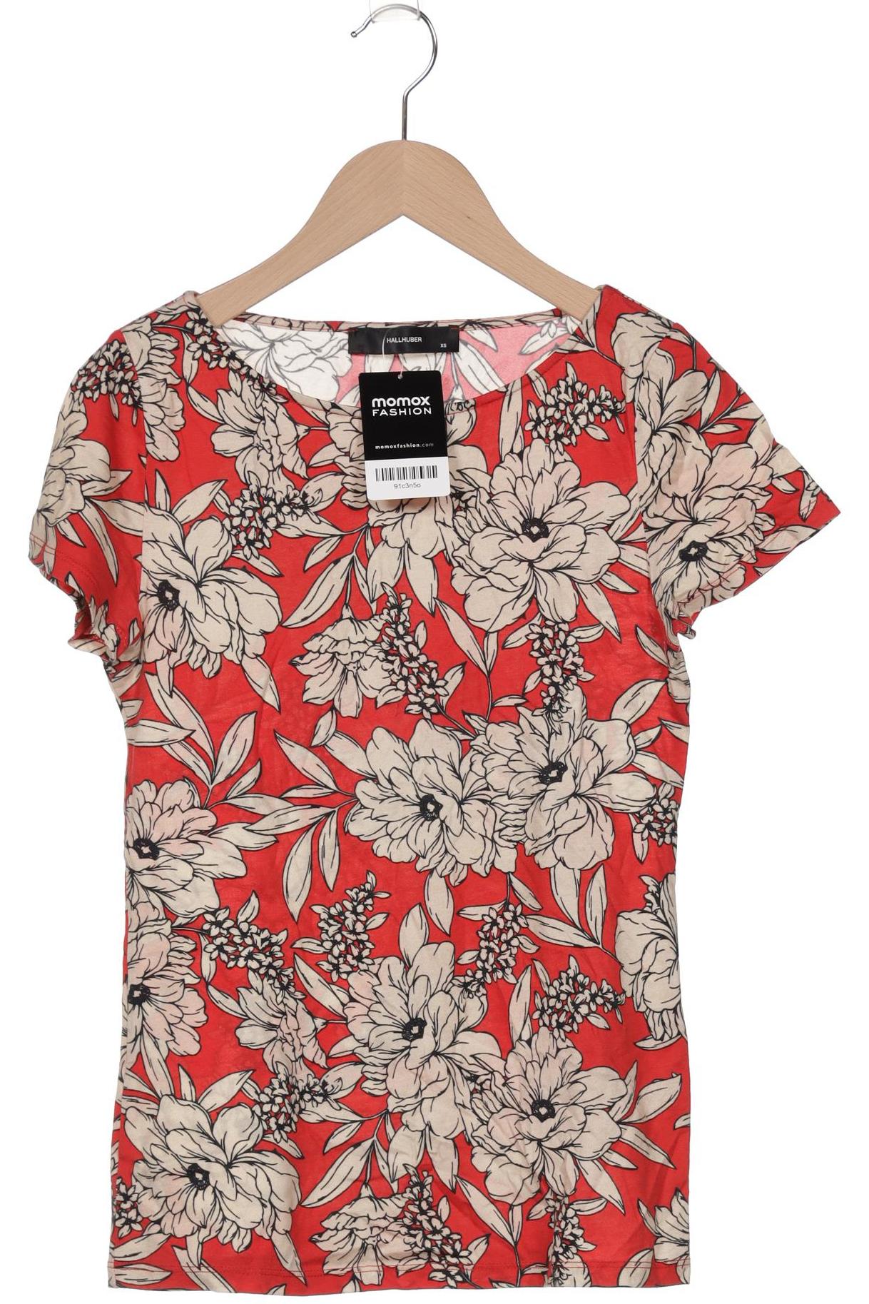 

Hallhuber Damen T-Shirt, rot, Gr. 34