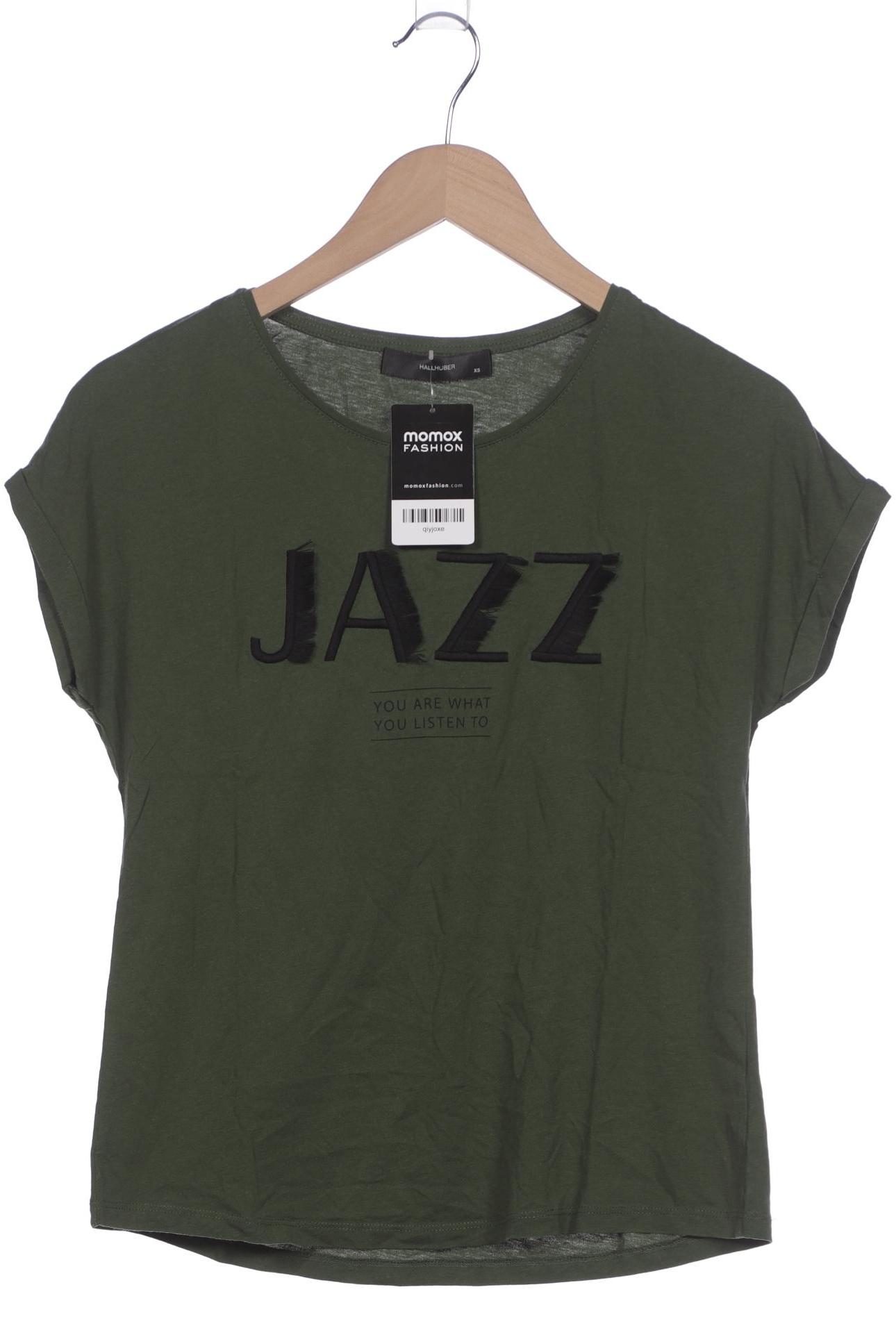 

Hallhuber Damen T-Shirt, grün, Gr. 34
