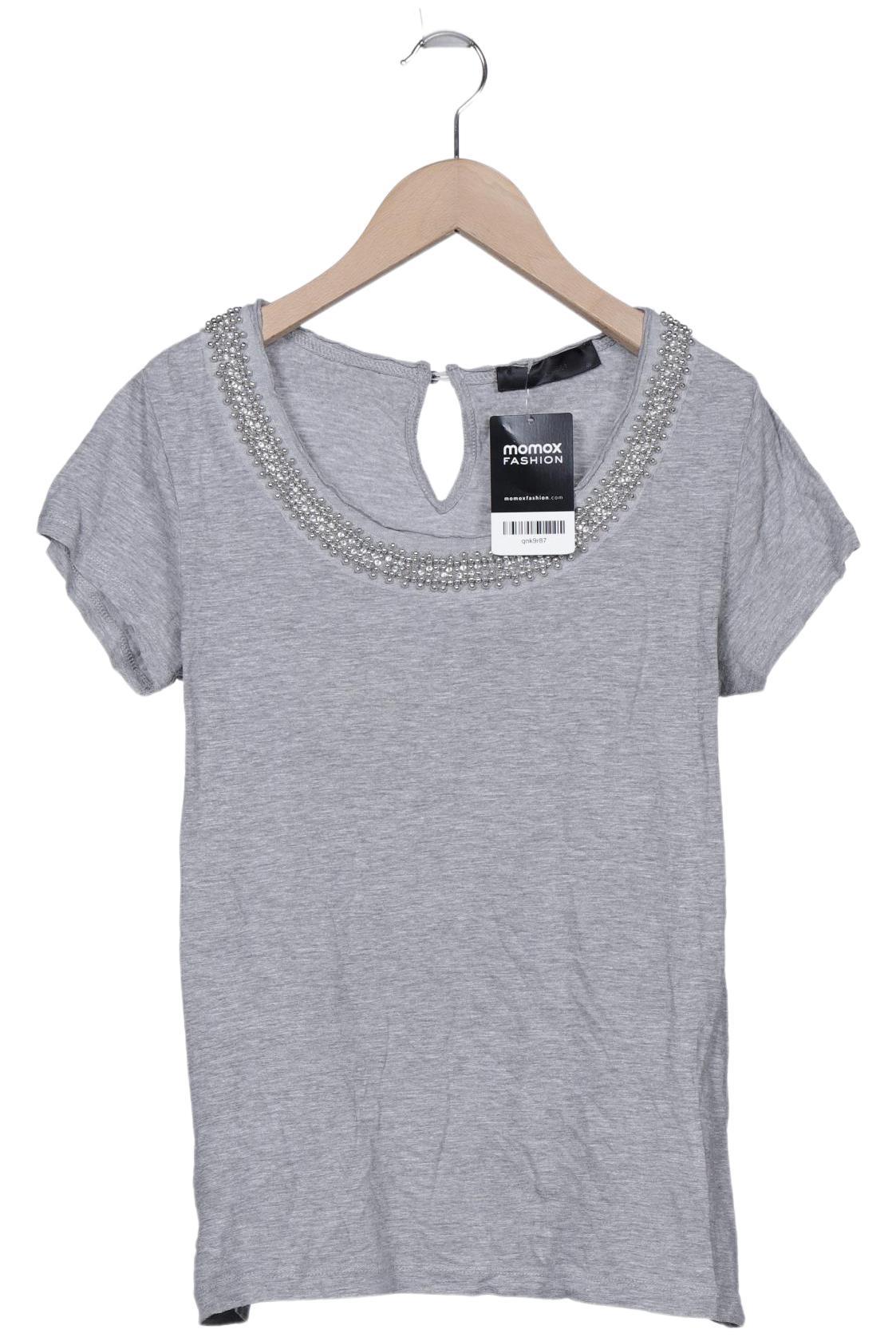 

Hallhuber Damen T-Shirt, grau, Gr. 34