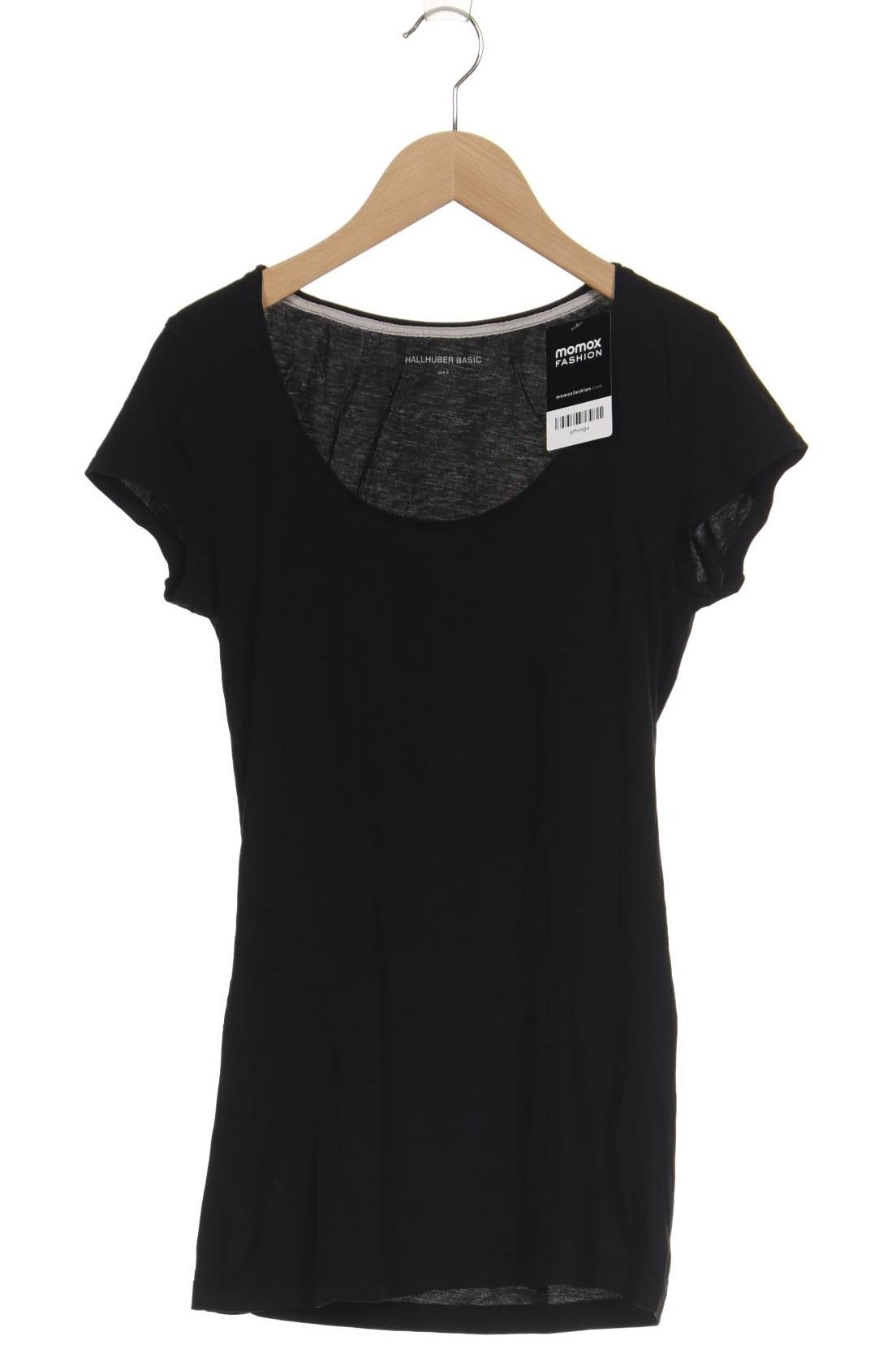 

Hallhuber Damen T-Shirt, schwarz, Gr. 36