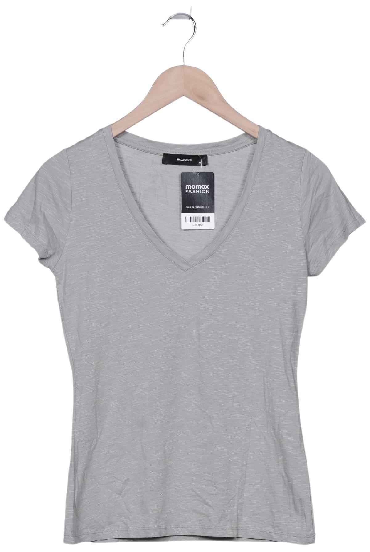 

Hallhuber Damen T-Shirt, grau, Gr. 34