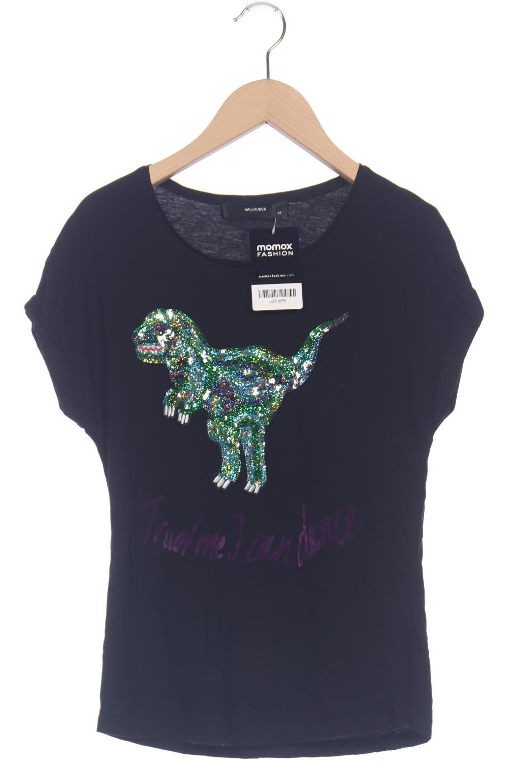 

Hallhuber Damen T-Shirt, schwarz, Gr. 34