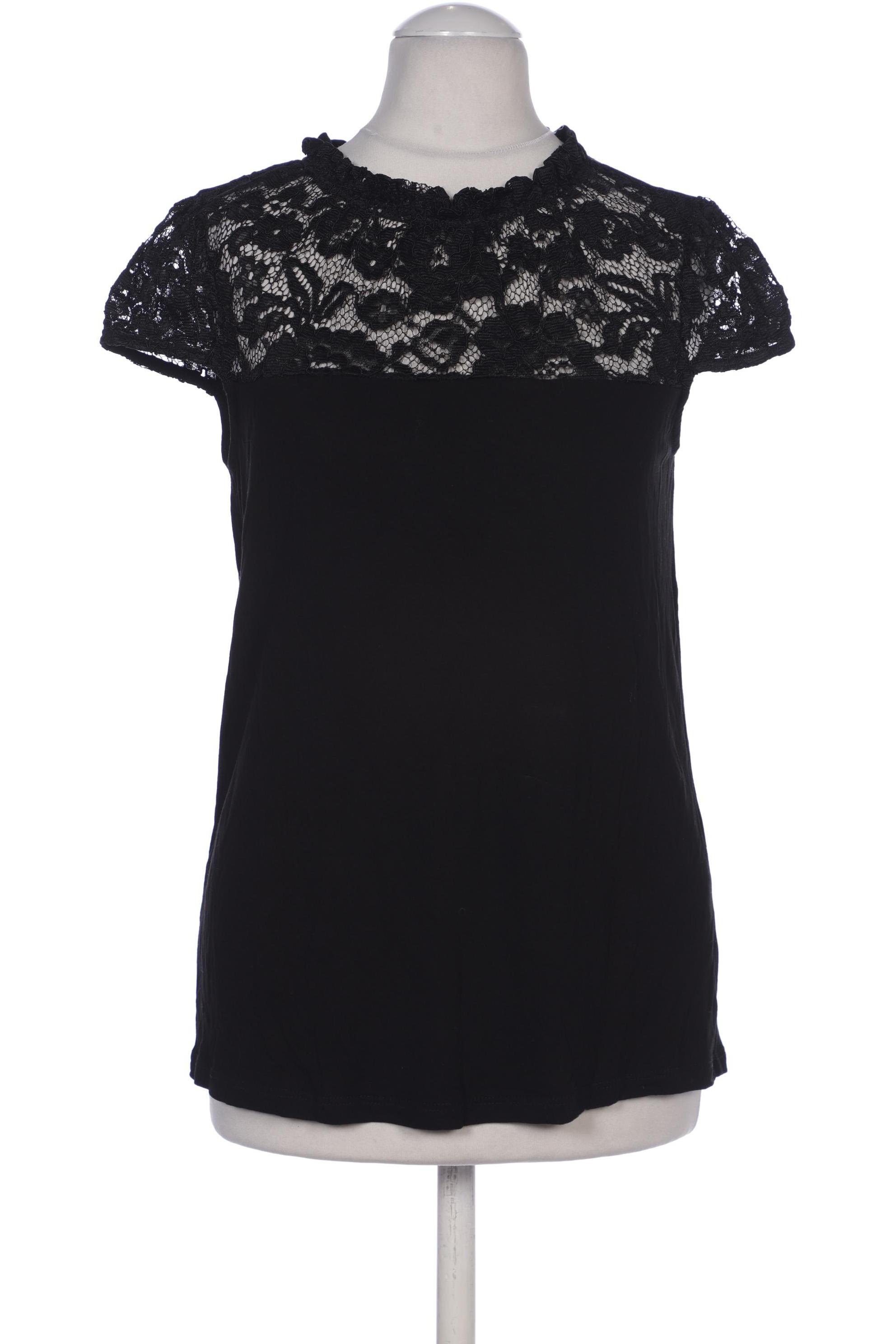 

Hallhuber Damen T-Shirt, schwarz, Gr. 36