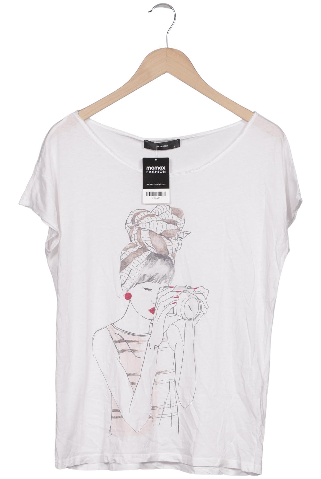 

Hallhuber Damen T-Shirt, weiß, Gr. 38