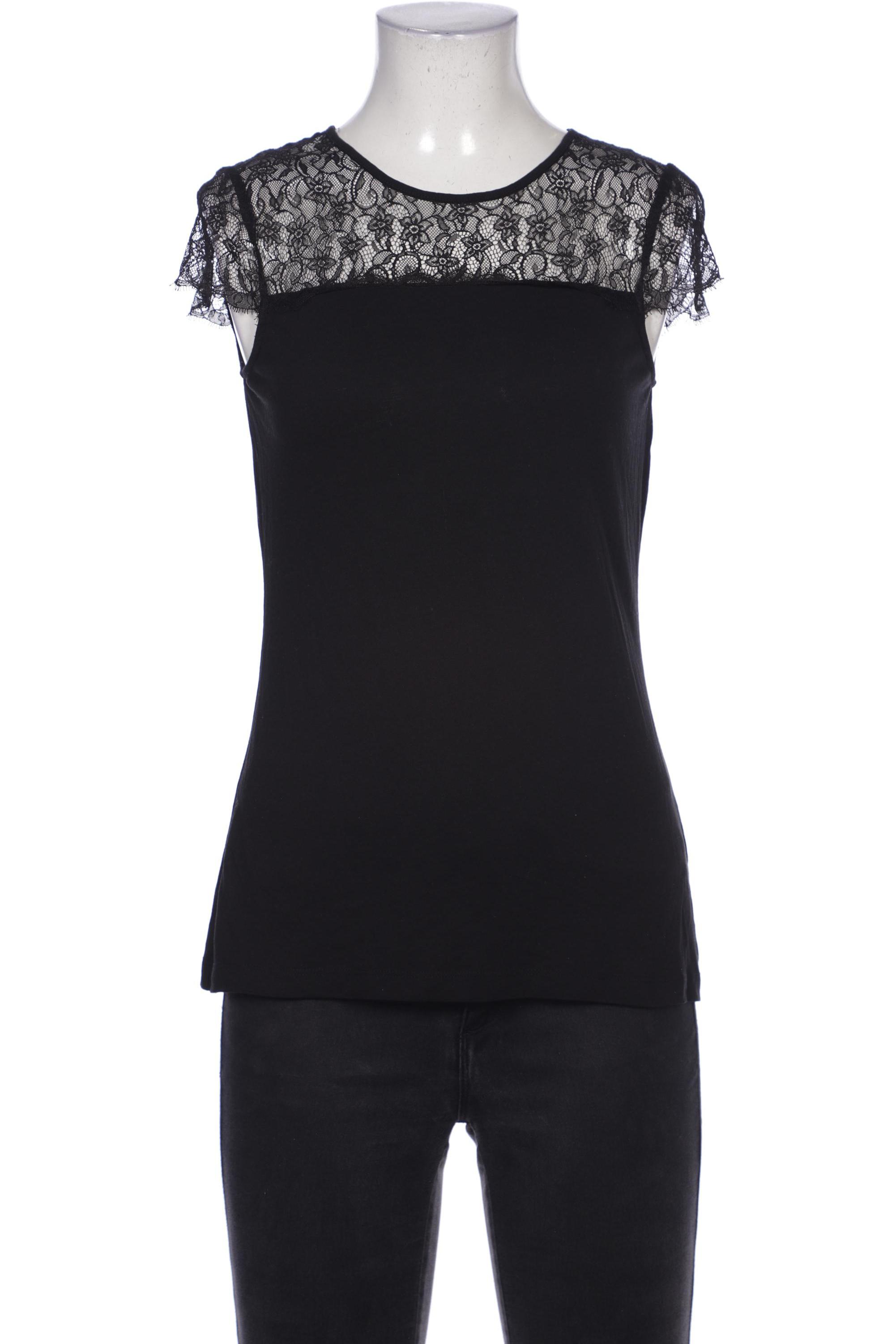 

Hallhuber Damen T-Shirt, schwarz, Gr. 36