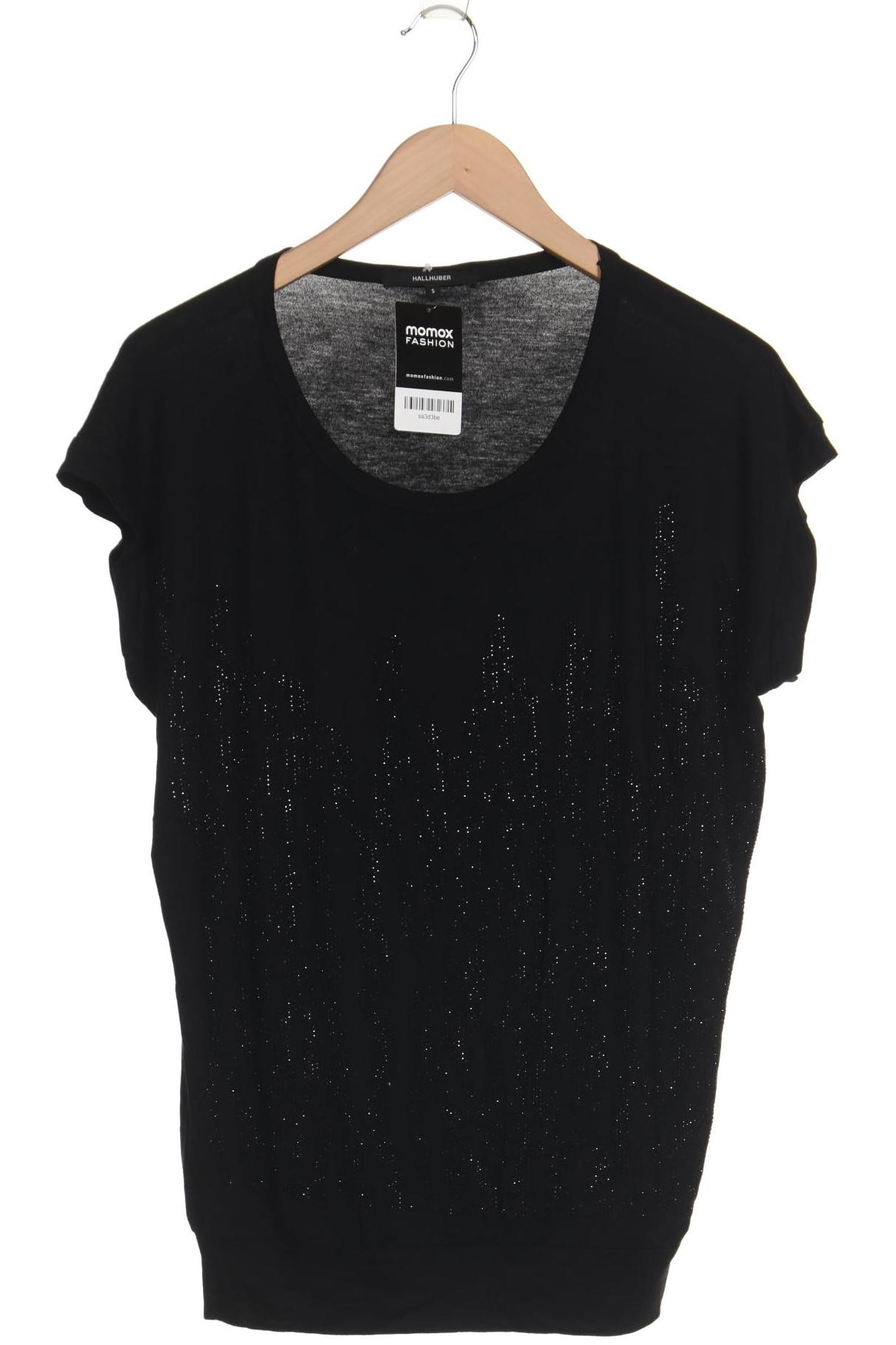 

Hallhuber Damen T-Shirt, schwarz, Gr. 36