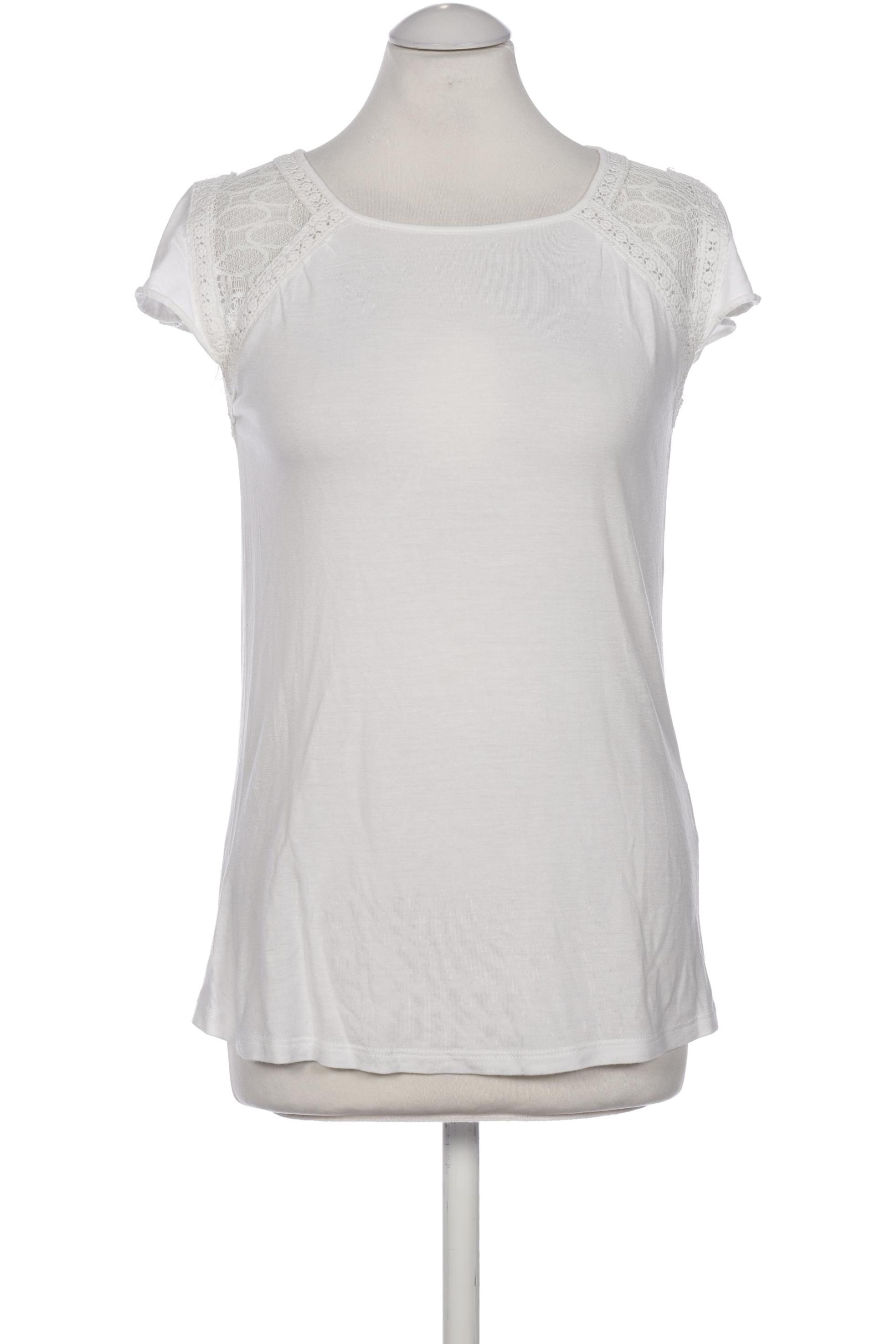 

Hallhuber Damen T-Shirt, cremeweiß, Gr. 36