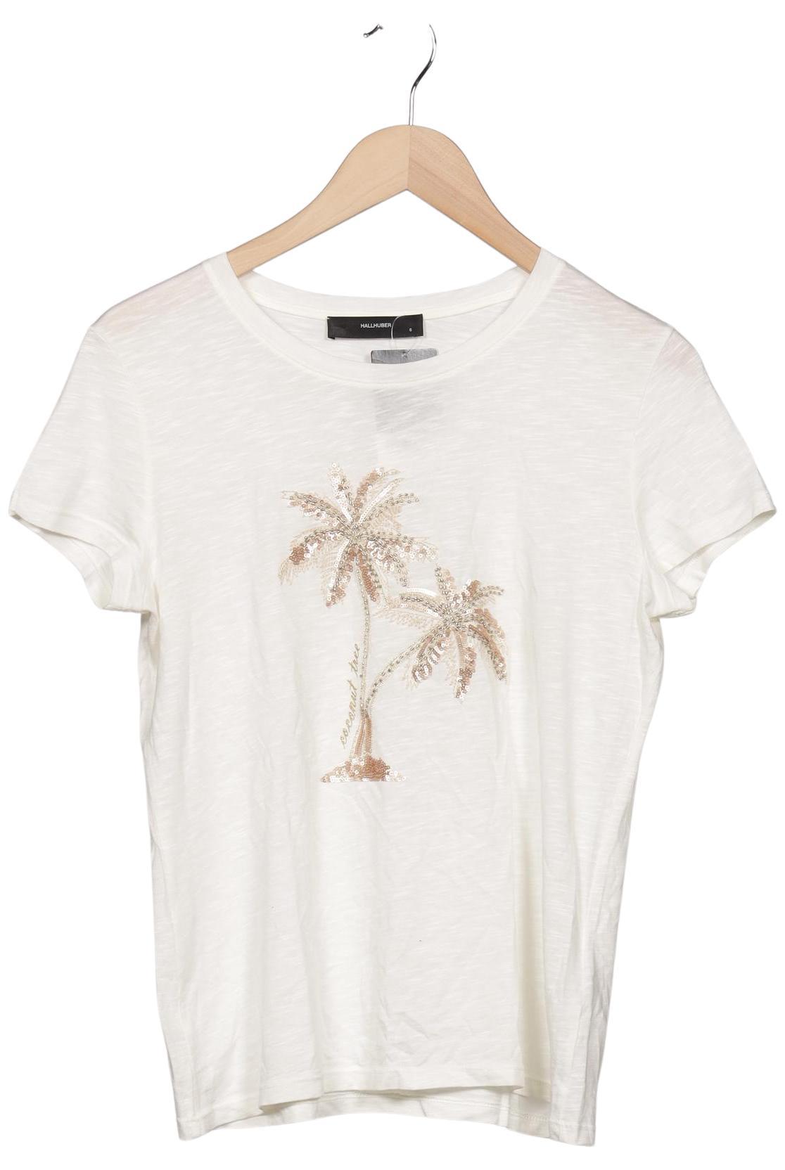 

Hallhuber Damen T-Shirt, weiß, Gr. 36