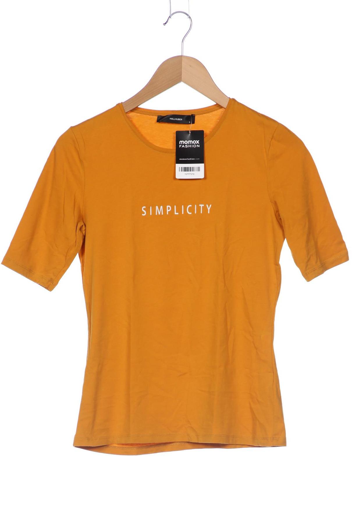 

Hallhuber Damen T-Shirt, gelb, Gr. 36
