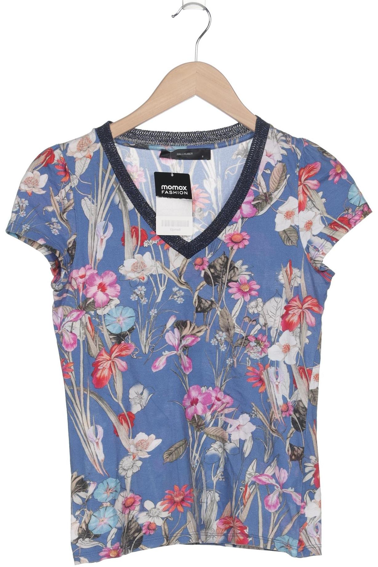 

Hallhuber Damen T-Shirt, blau, Gr. 36