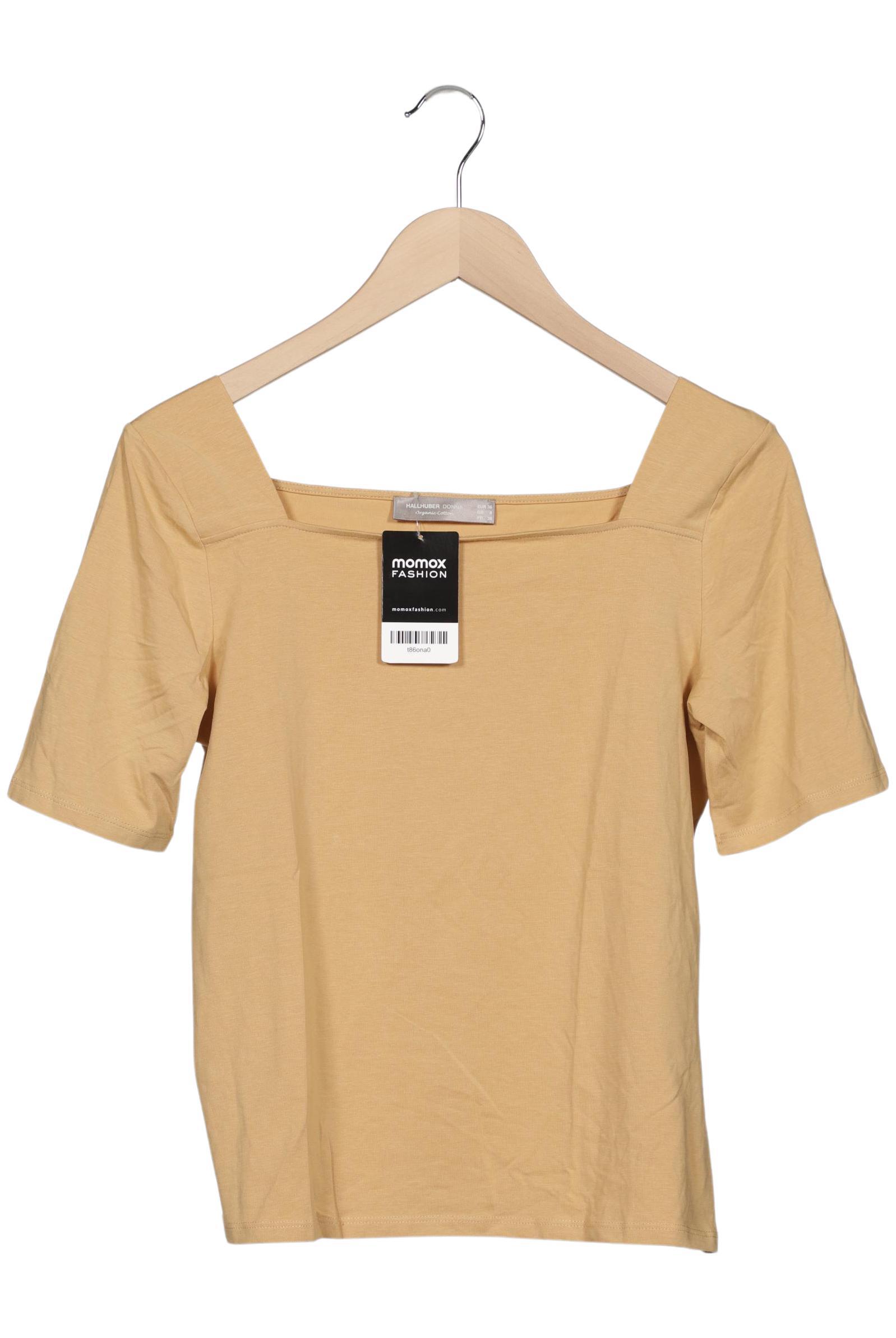 

Hallhuber Damen T-Shirt, gelb, Gr. 36