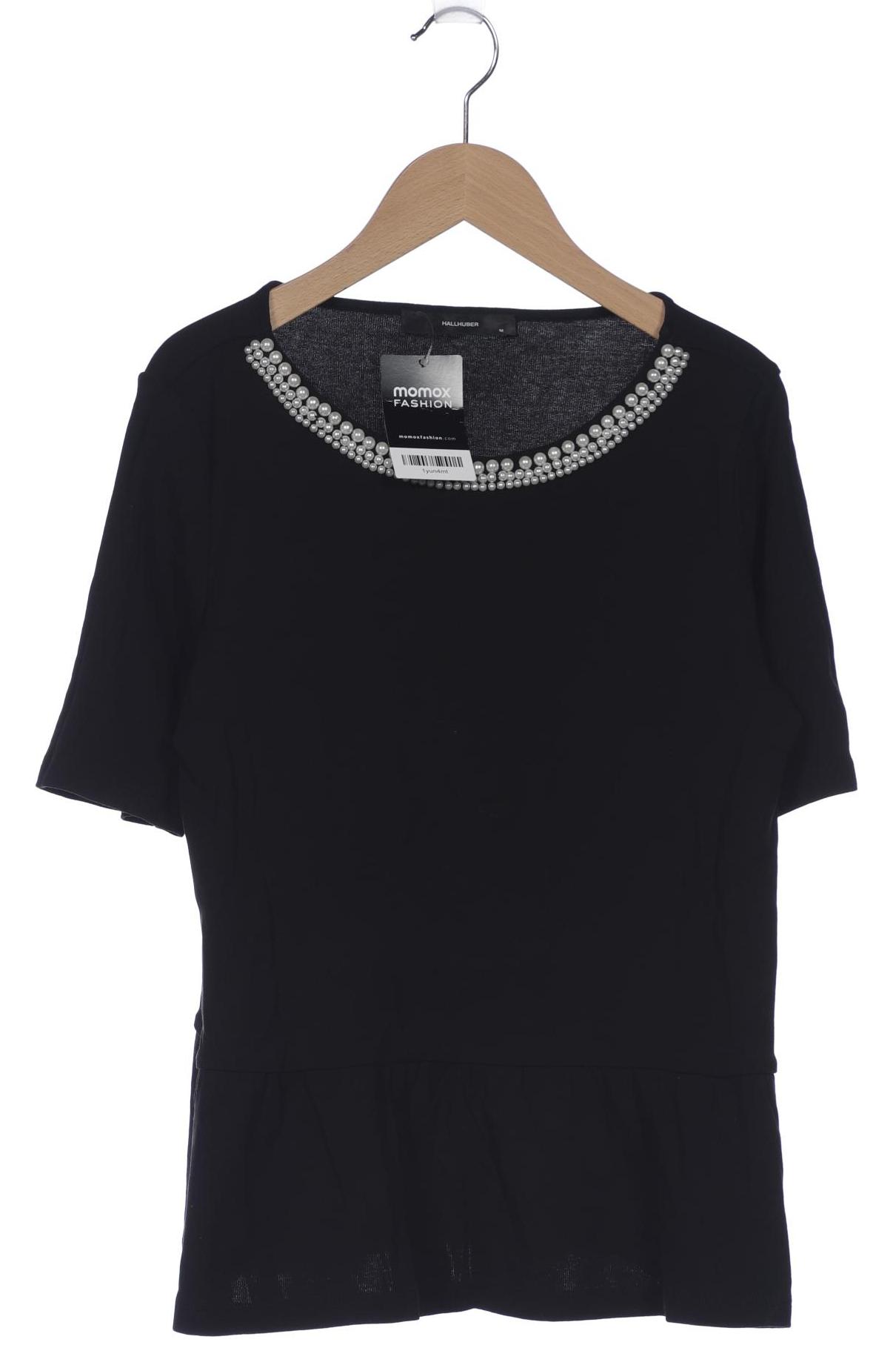 

Hallhuber Damen T-Shirt, schwarz, Gr. 38