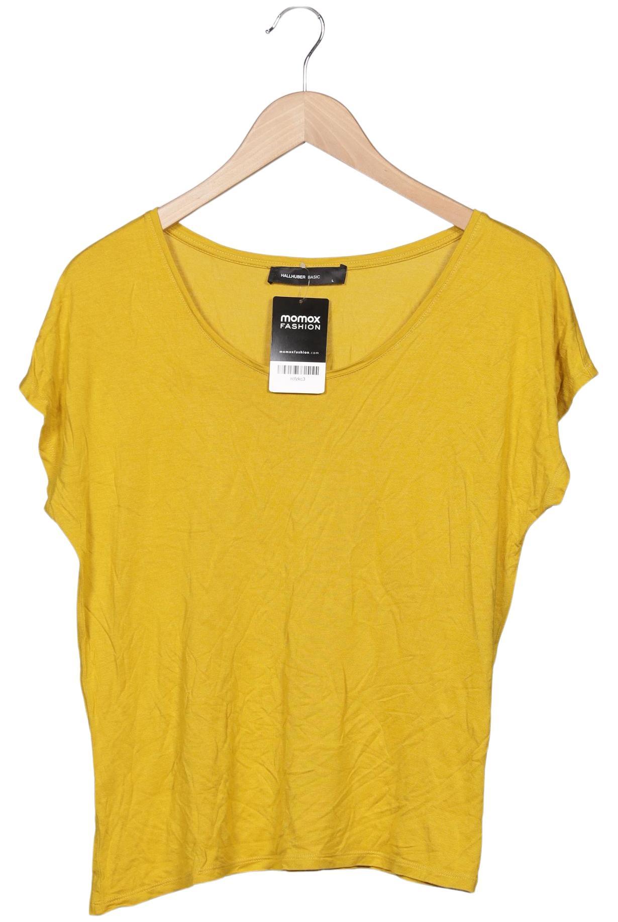 

Hallhuber Damen T-Shirt, gelb, Gr. 42