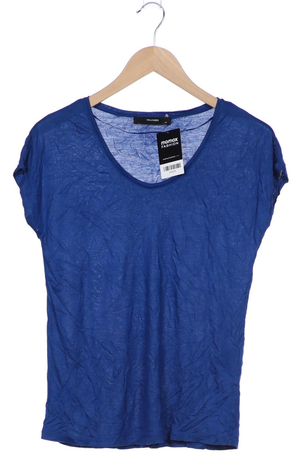 

Hallhuber Damen T-Shirt, blau, Gr. 34
