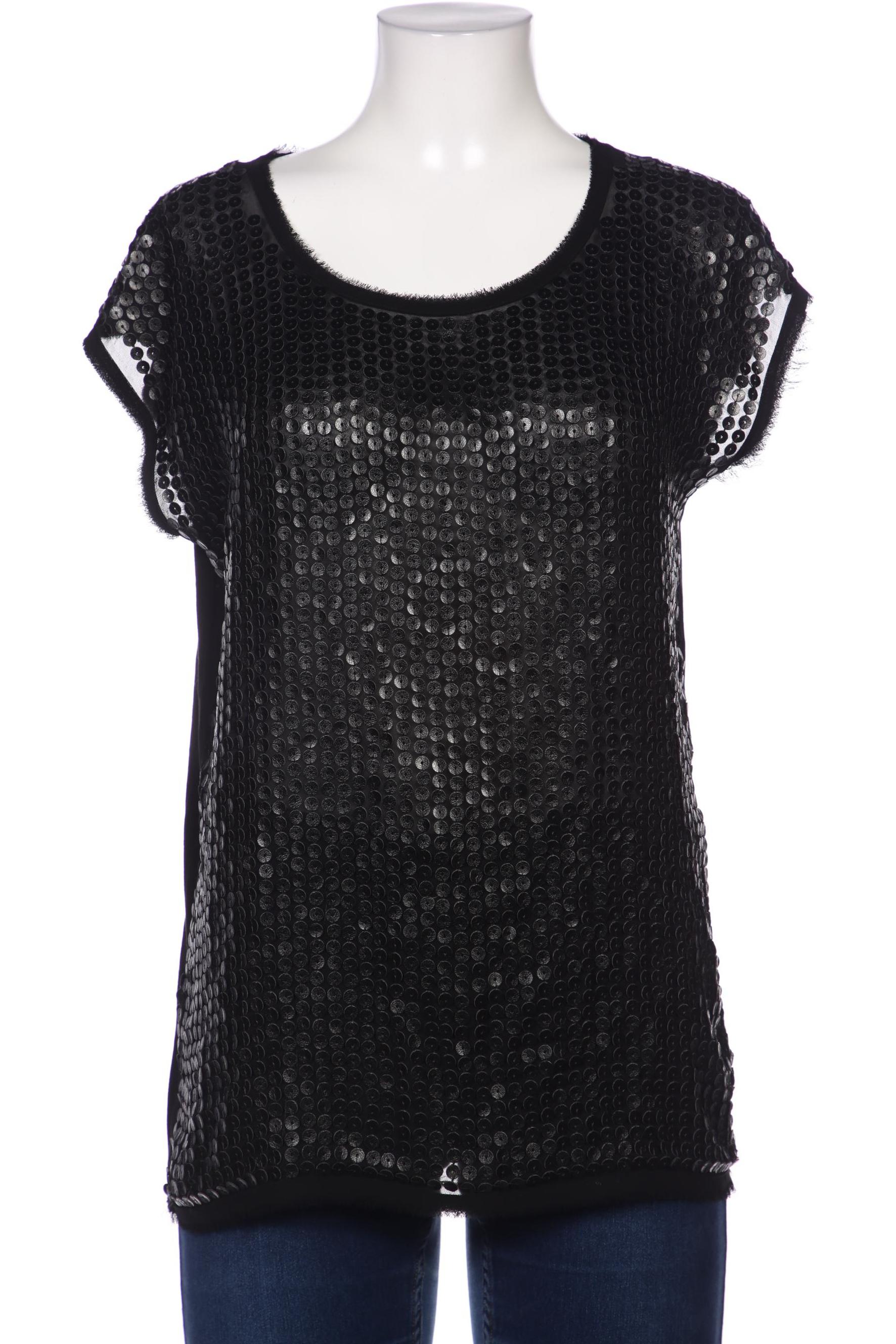 

Hallhuber Damen T-Shirt, schwarz, Gr. 40
