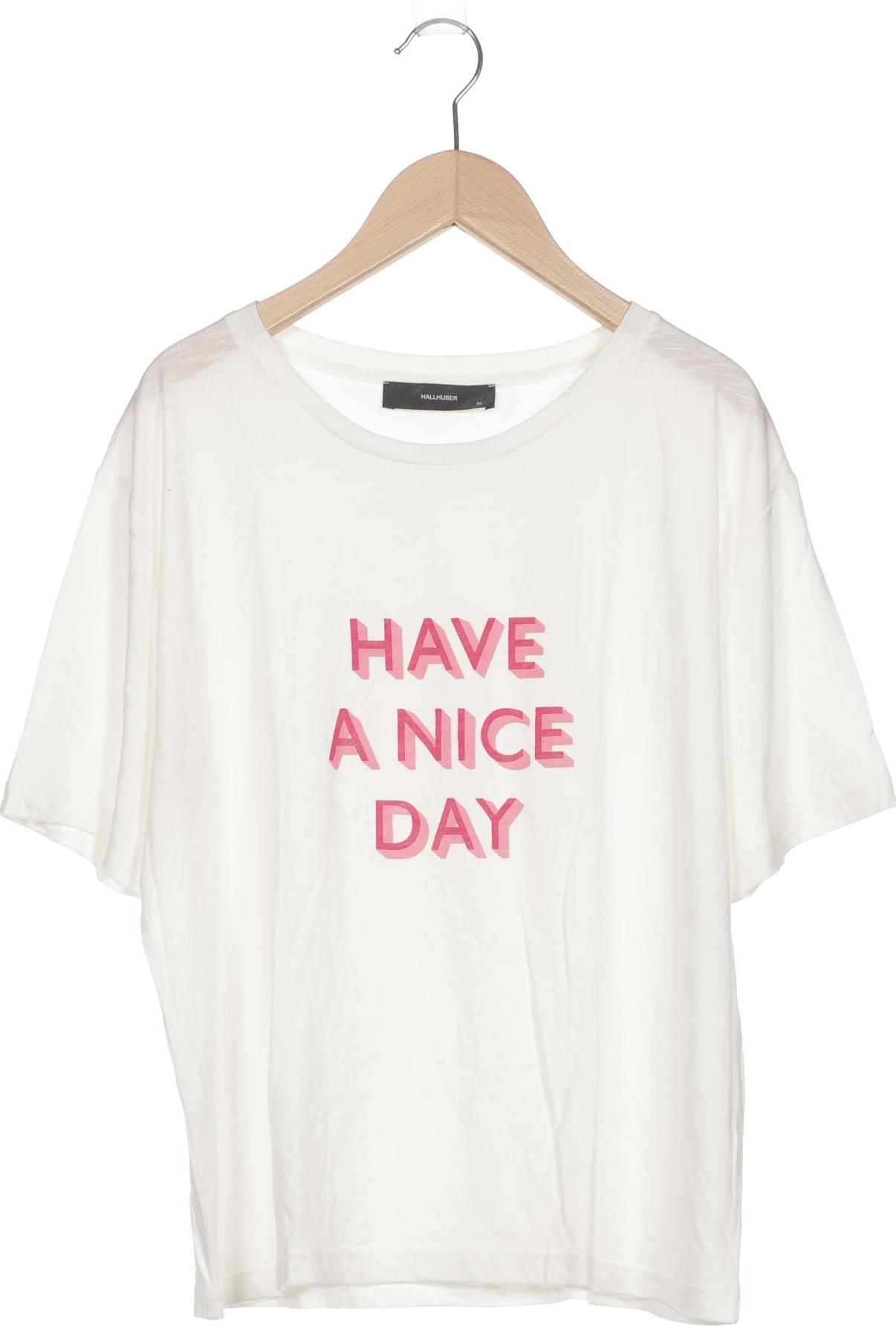 

Hallhuber Damen T-Shirt, weiß, Gr. 44