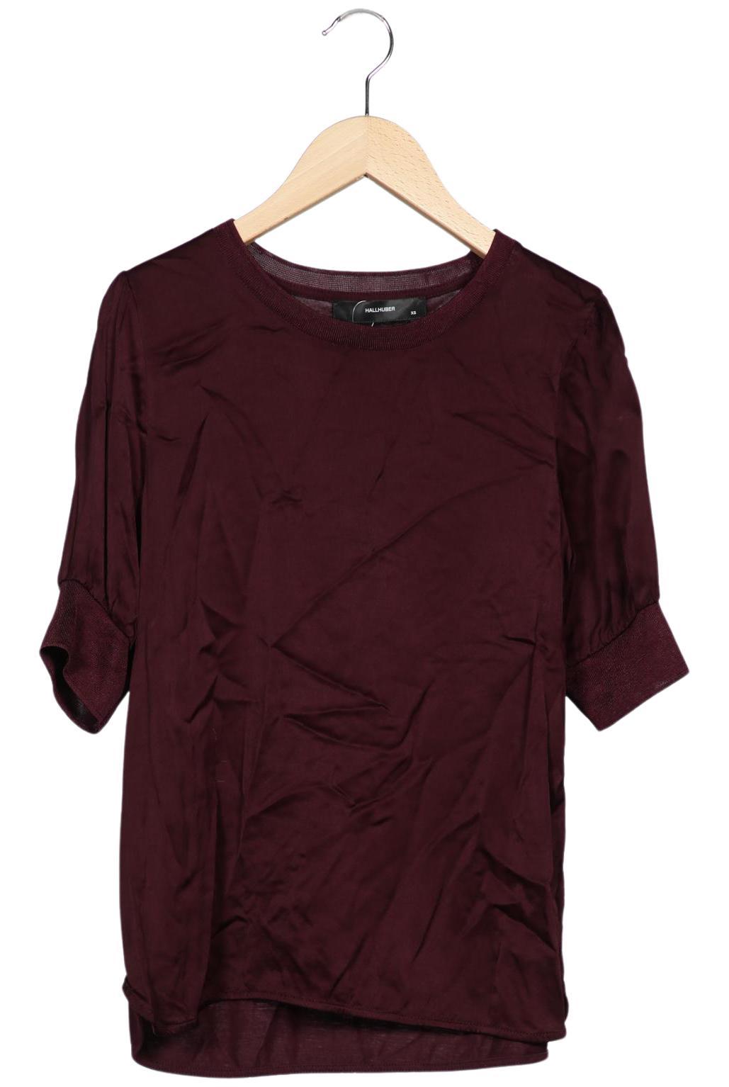 

Hallhuber Damen T-Shirt, bordeaux, Gr. 34