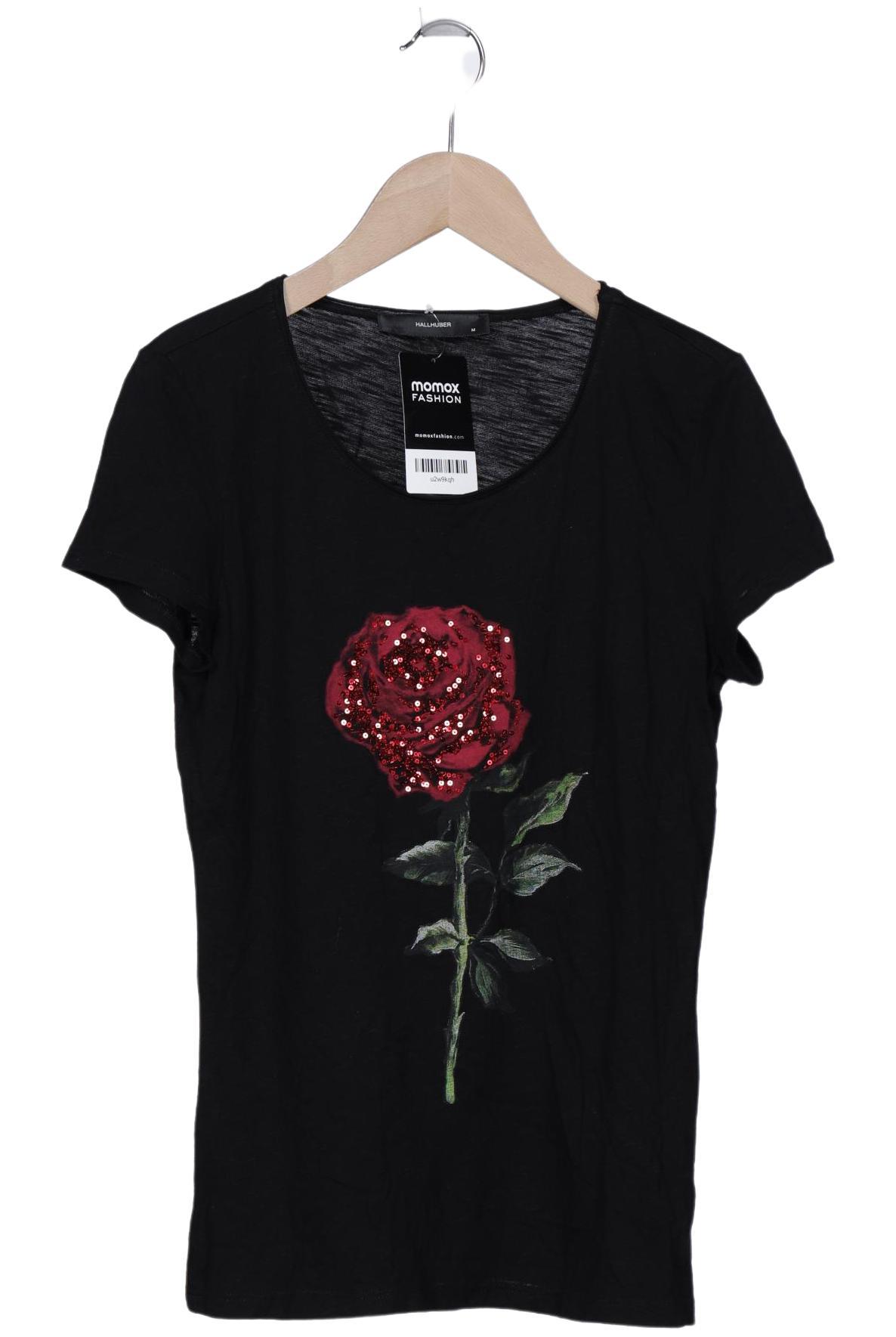 

Hallhuber Damen T-Shirt, schwarz, Gr. 38