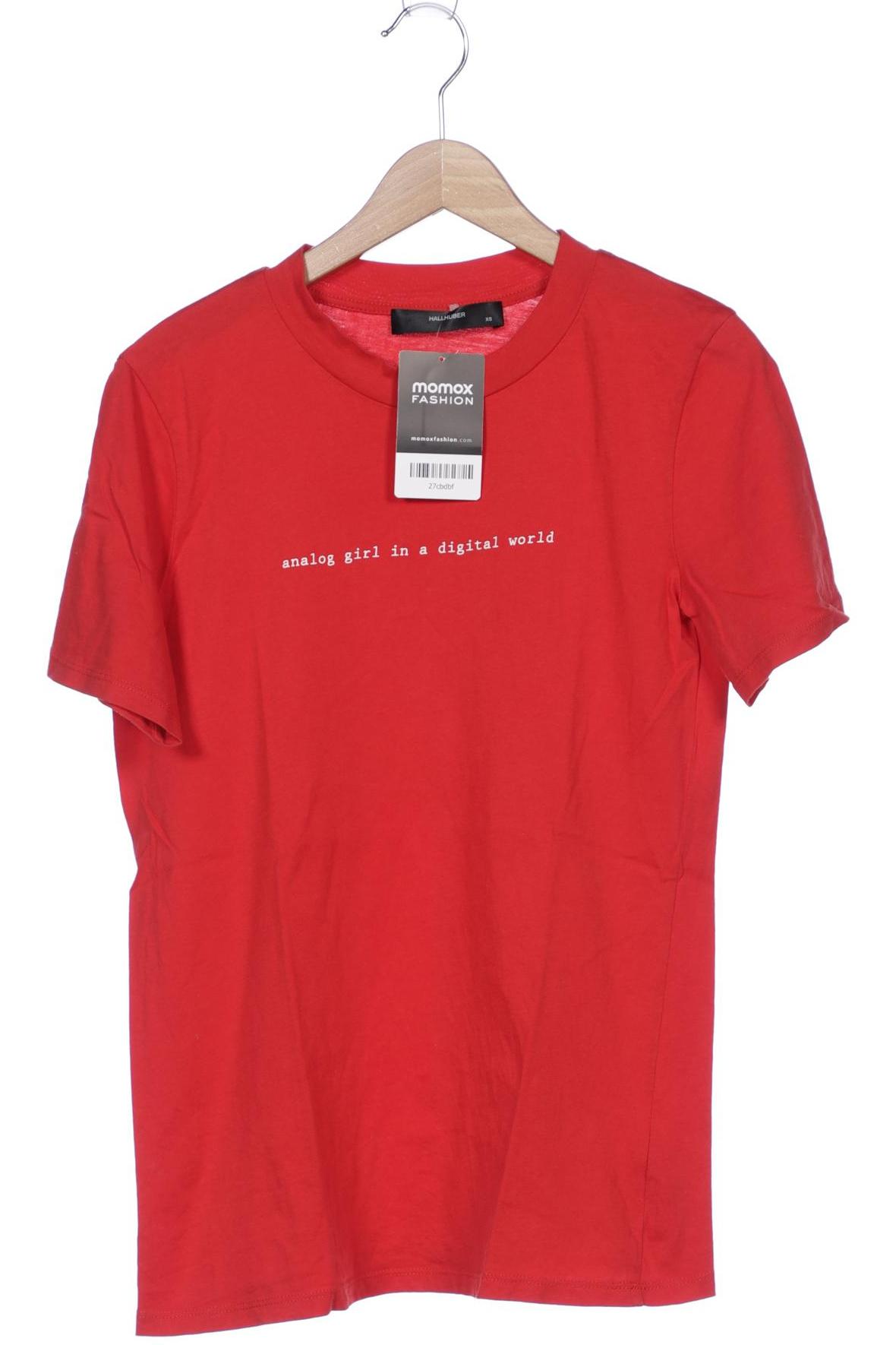 

Hallhuber Damen T-Shirt, rot, Gr. 34