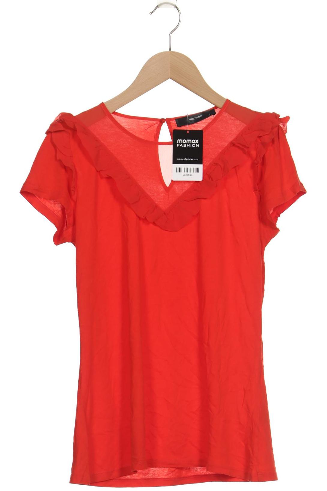 

Hallhuber Damen T-Shirt, rot, Gr. 38