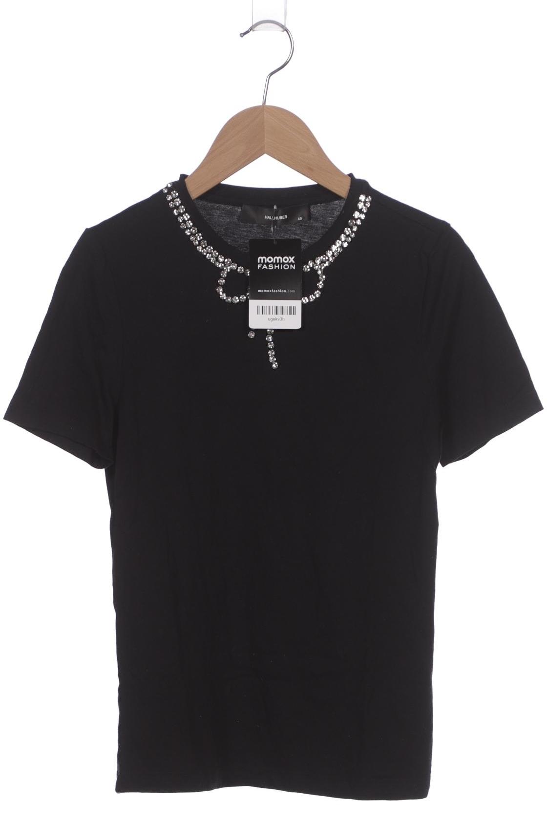 

Hallhuber Damen T-Shirt, schwarz, Gr. 34