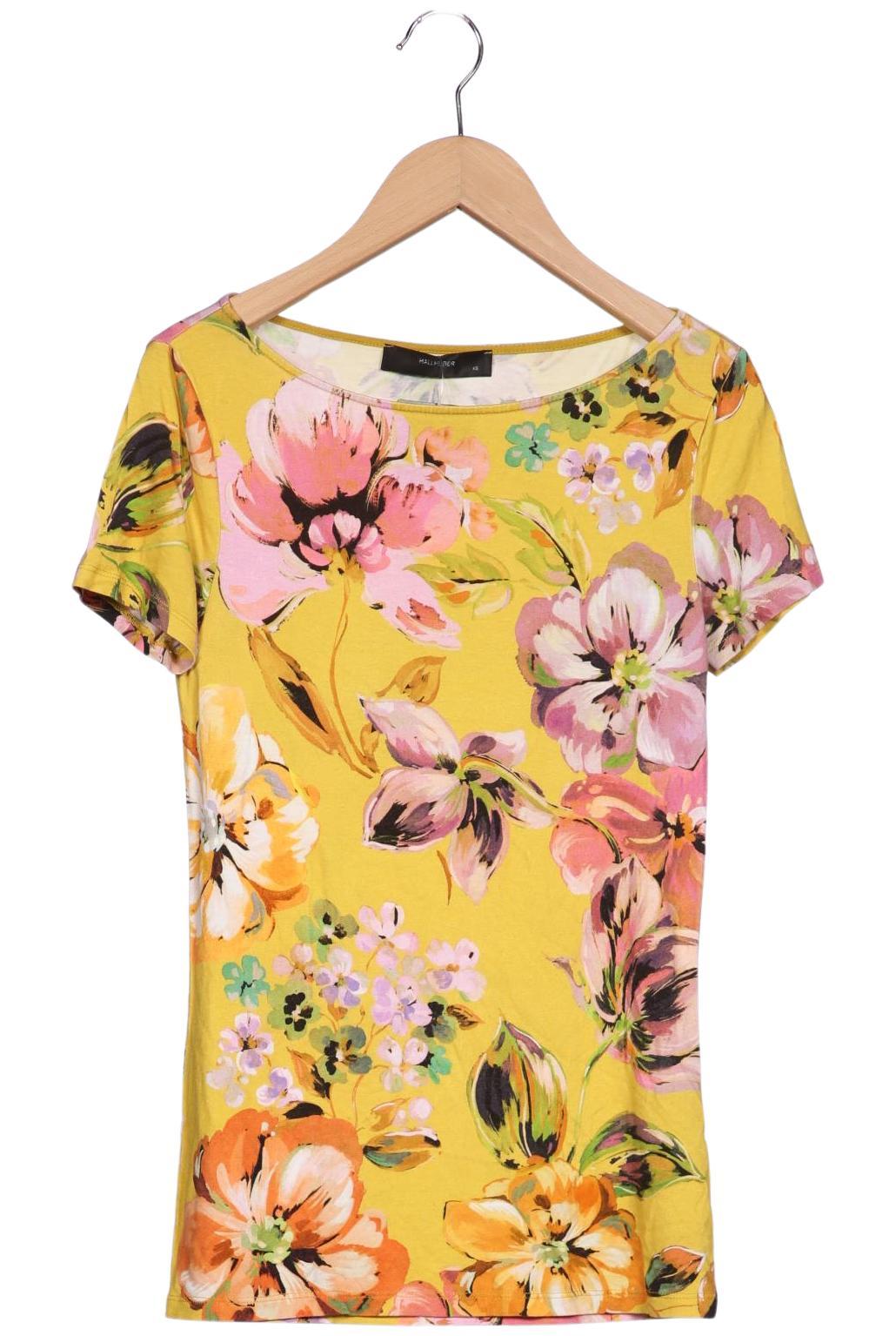 

Hallhuber Damen T-Shirt, gelb, Gr. 34
