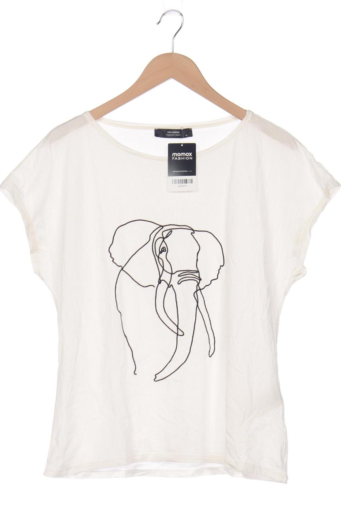 

Hallhuber Damen T-Shirt, weiß, Gr. 44