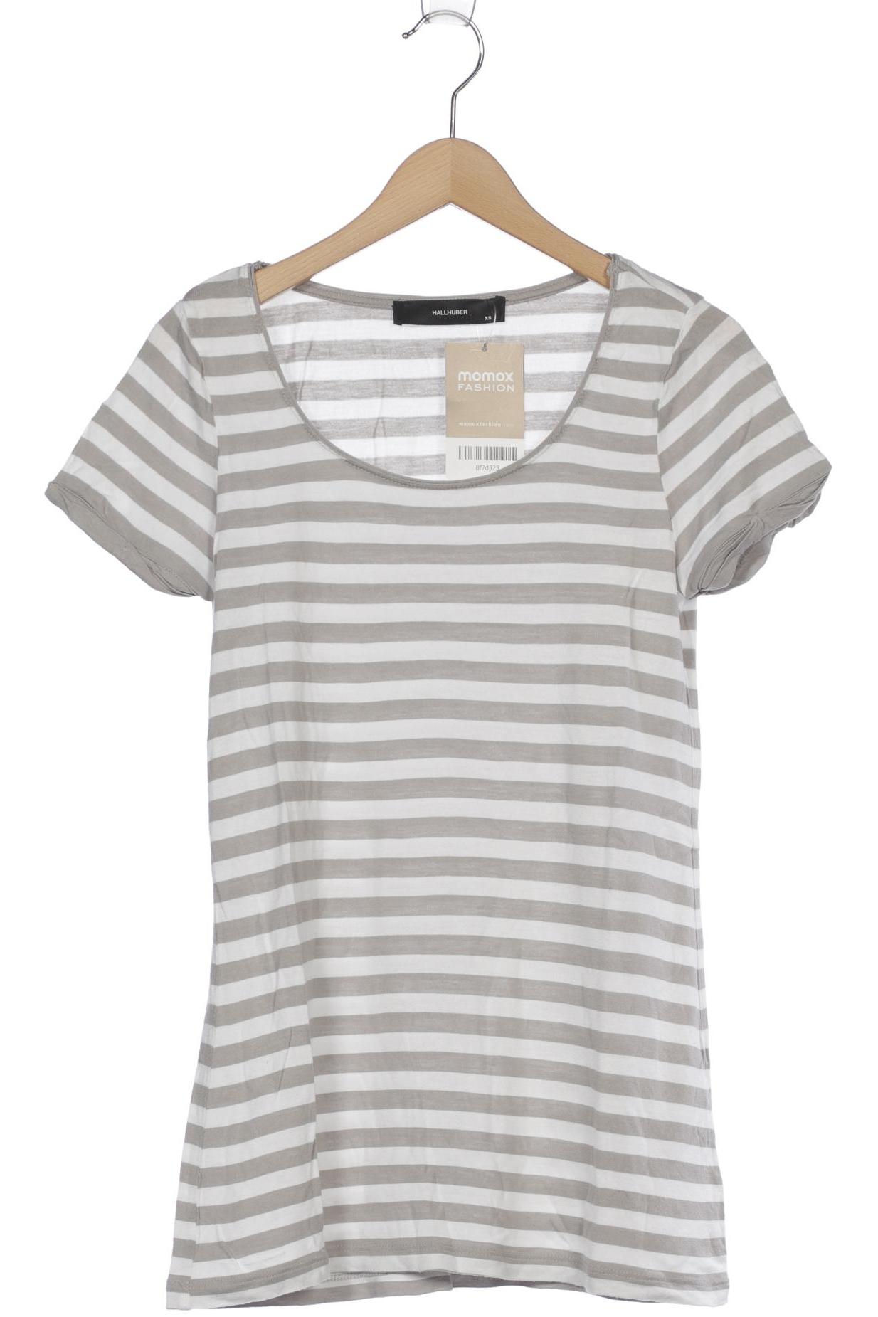 

Hallhuber Damen T-Shirt, grau, Gr. 34