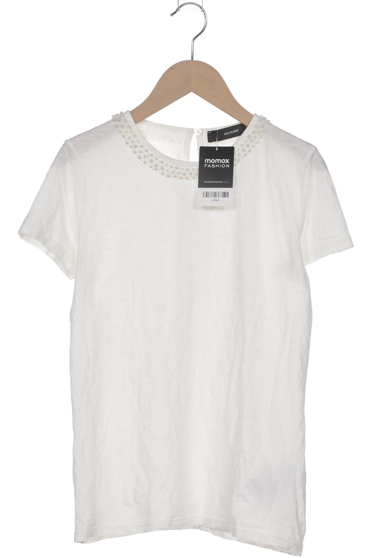 

Hallhuber Damen T-Shirt, cremeweiß, Gr. 36