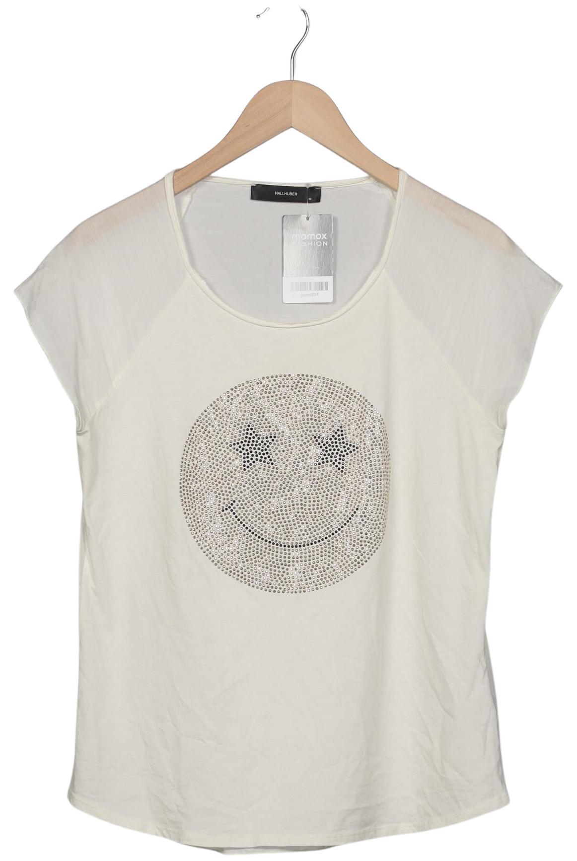 

Hallhuber Damen T-Shirt, cremeweiß, Gr. 38
