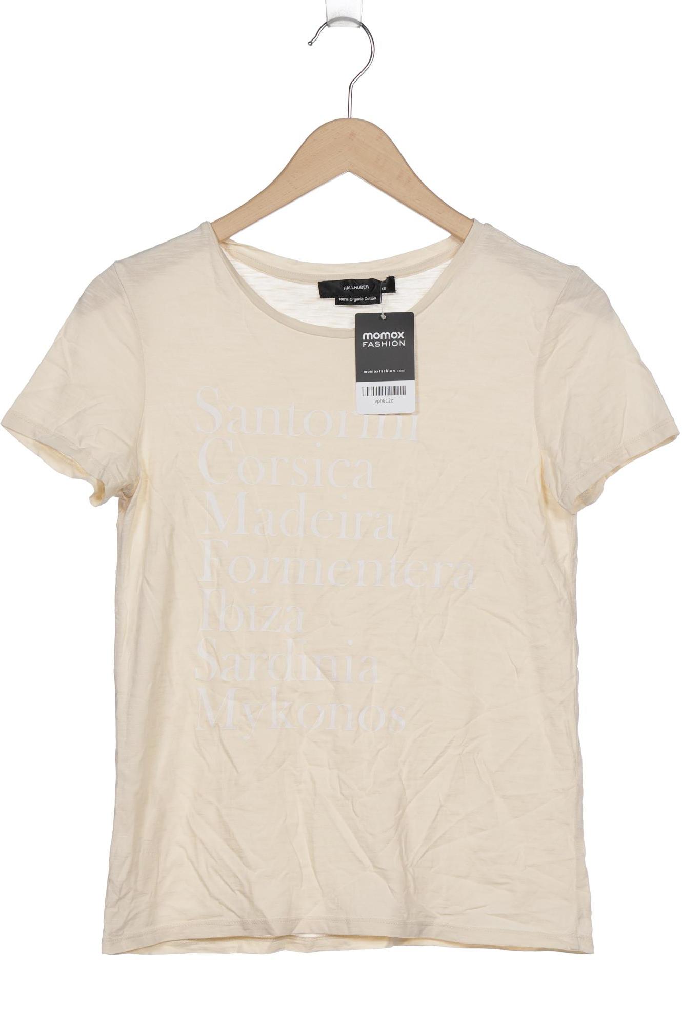 

Hallhuber Damen T-Shirt, cremeweiß, Gr. 34