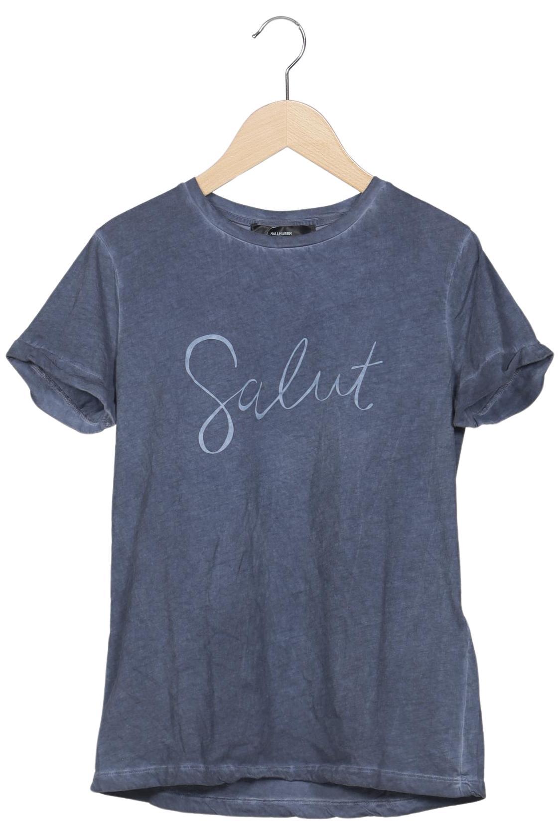 

Hallhuber Damen T-Shirt, blau, Gr. 36
