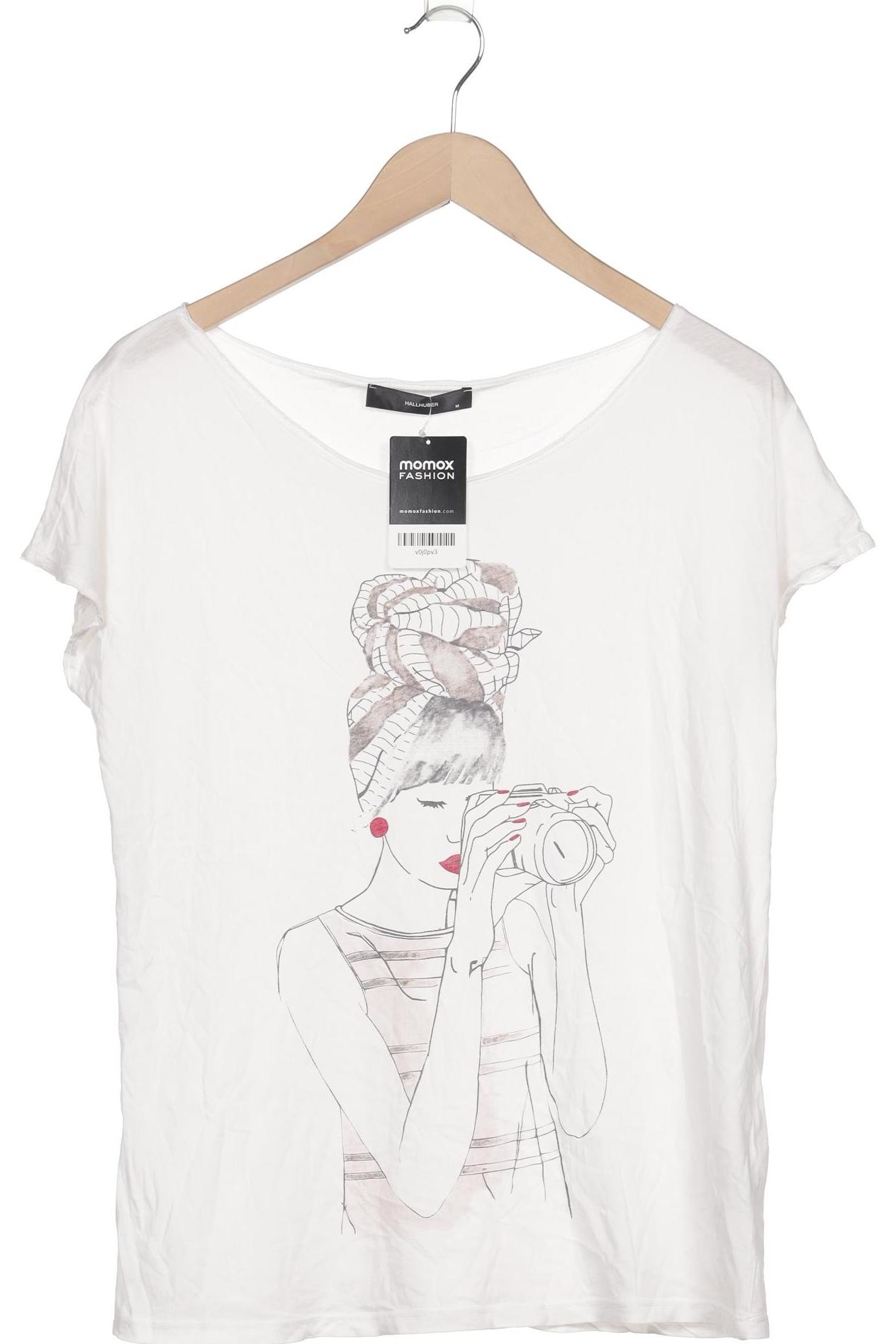 

Hallhuber Damen T-Shirt, weiß, Gr. 38